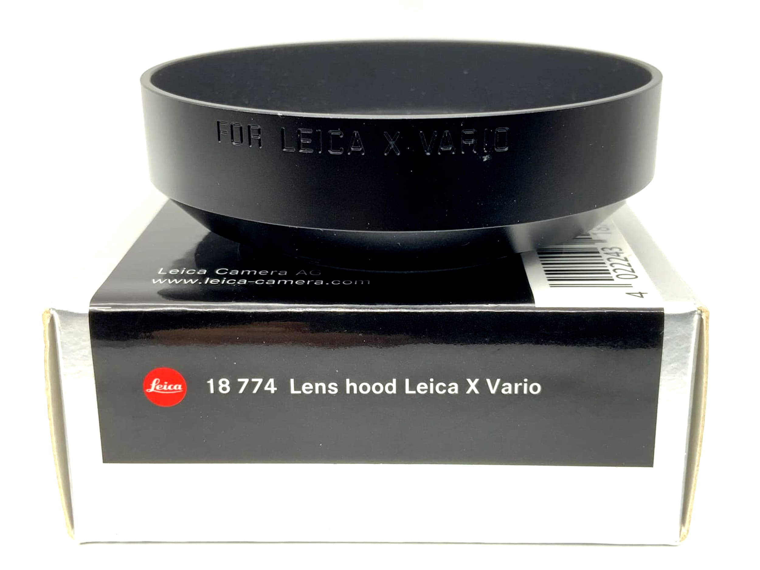 Leica 18774 lens hood for Leica X Vario Leitz in original packaging