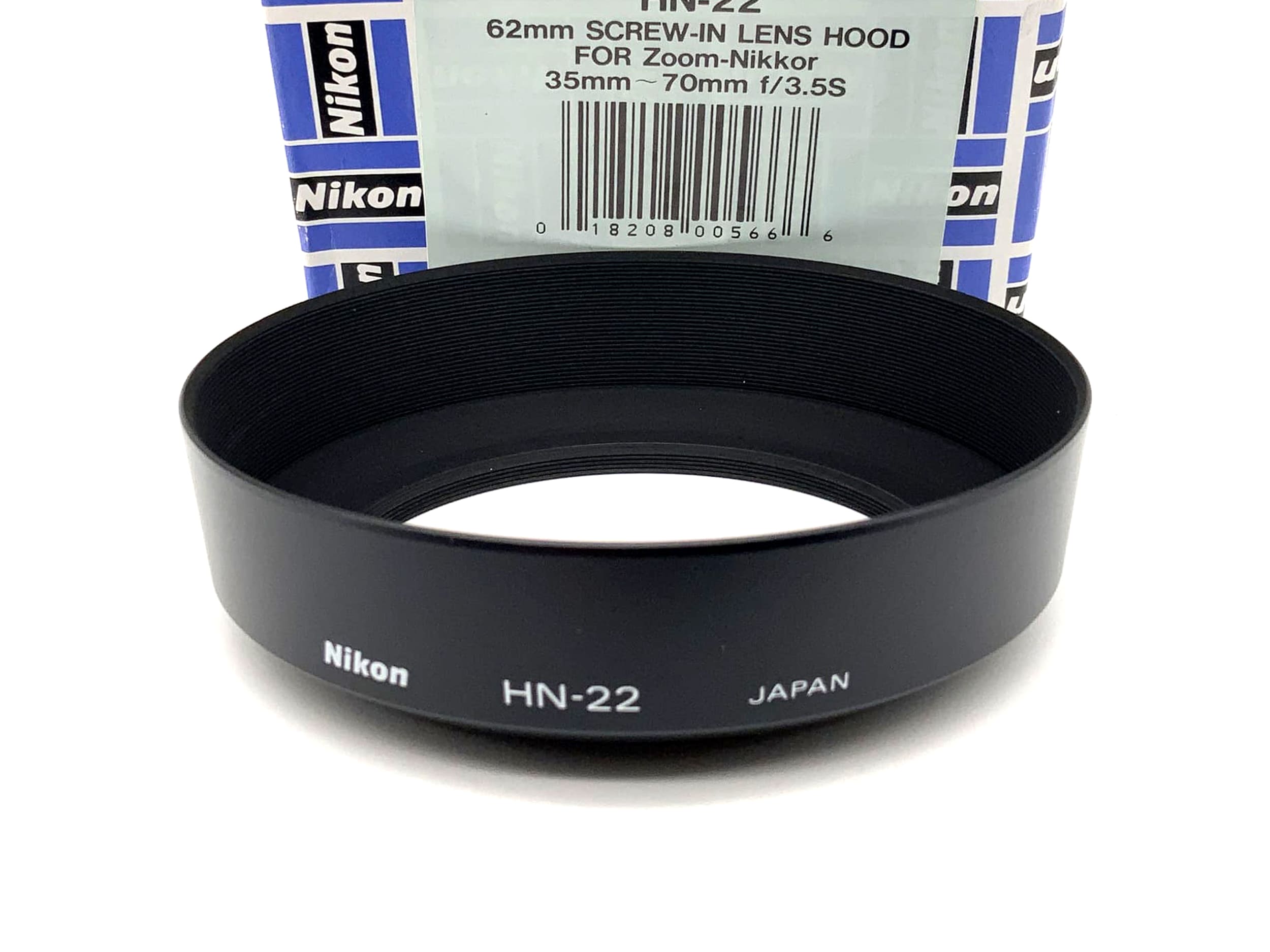 Nikon HN-22 lens hood in original packaging for Zoom Nikkor 35-70mm f/3.5S lens hood