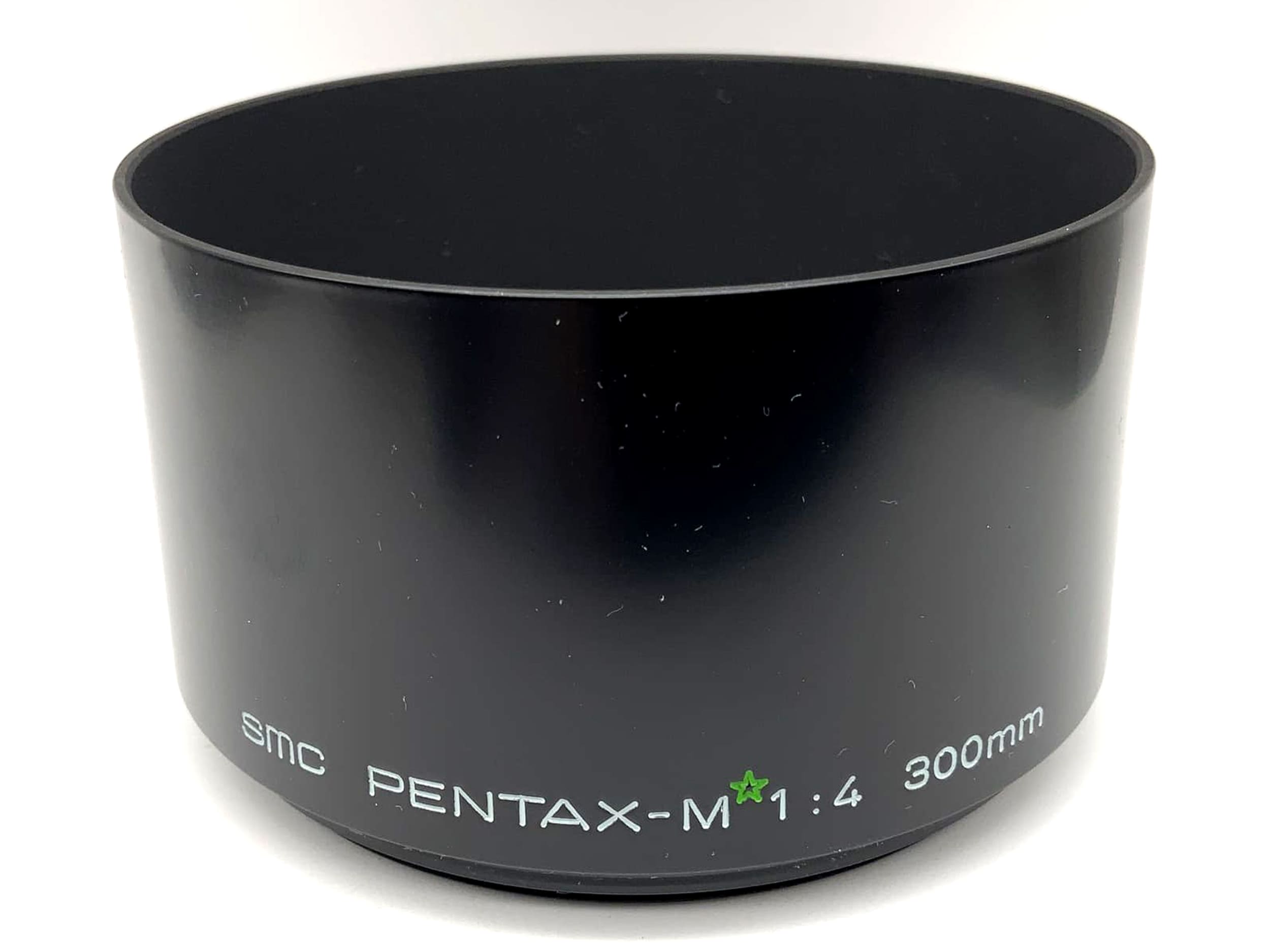 Pentax 1:4 300mm lens hood SMC Pentax-M* Green Star lens hood