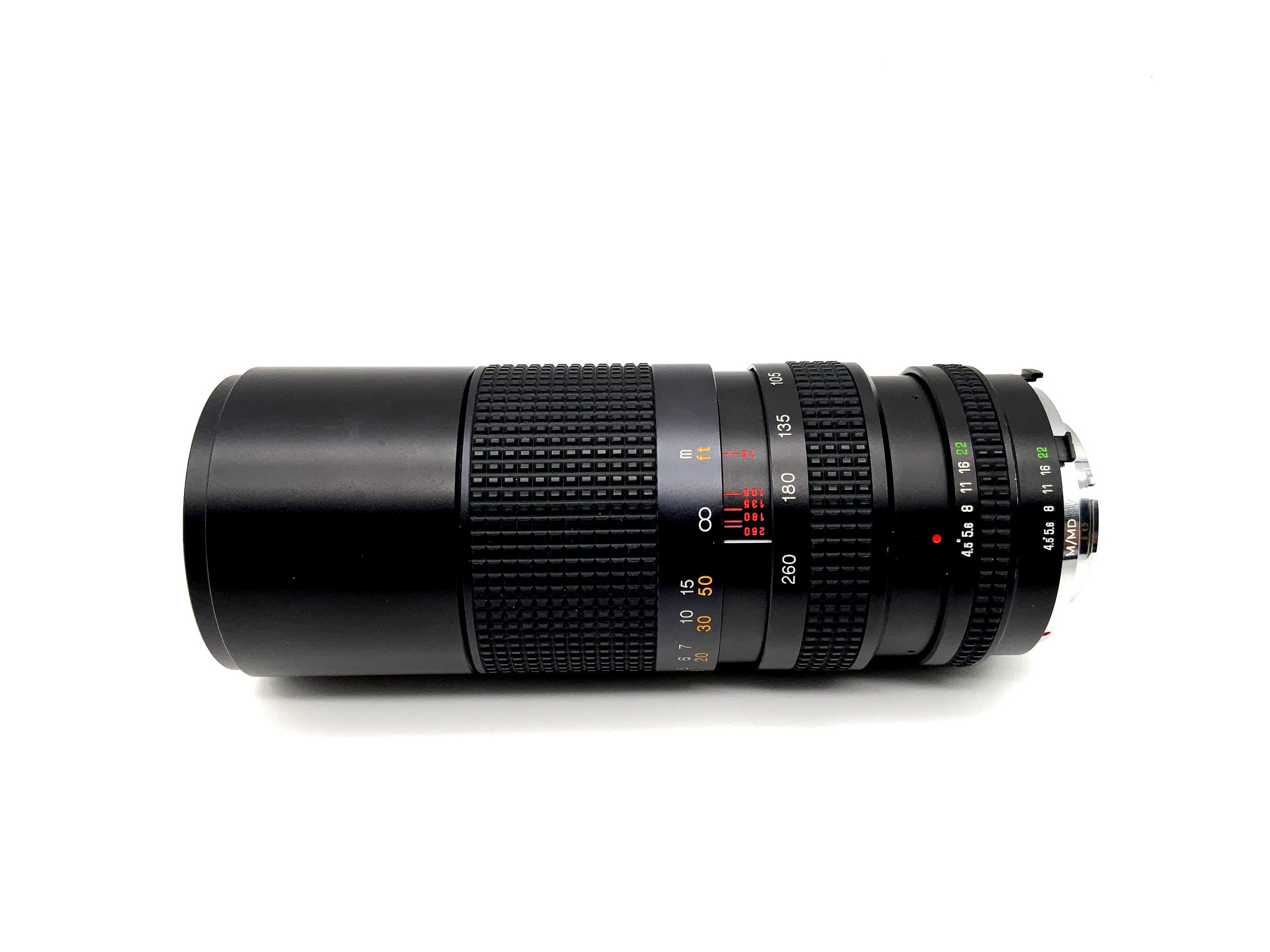 Tokina 75-260mm 1:4.5 Lens RMC Close Focus Camera Lens (Minolta MD)
