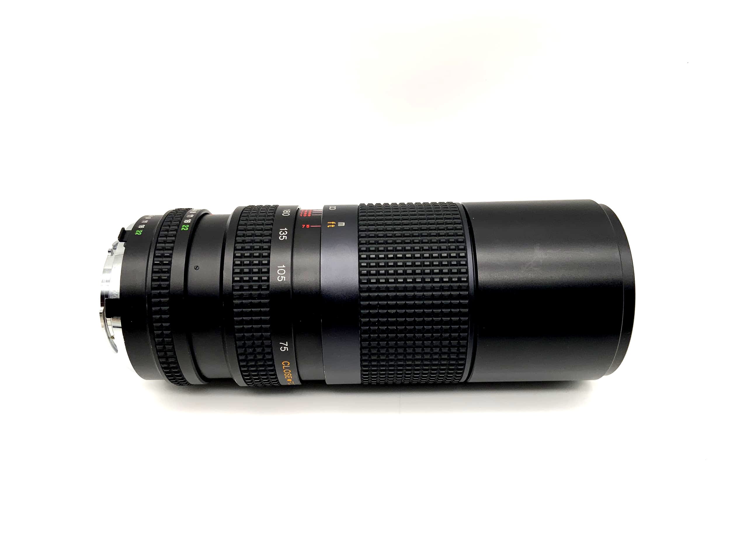 Tokina 75-260mm 1:4.5 Lens RMC Close Focus Camera Lens (Minolta MD)