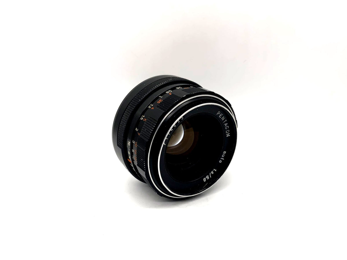 Pentacon 50mm 1:1.8 lens auto aka Meyer Optik Oreston Camera Lens (M42)