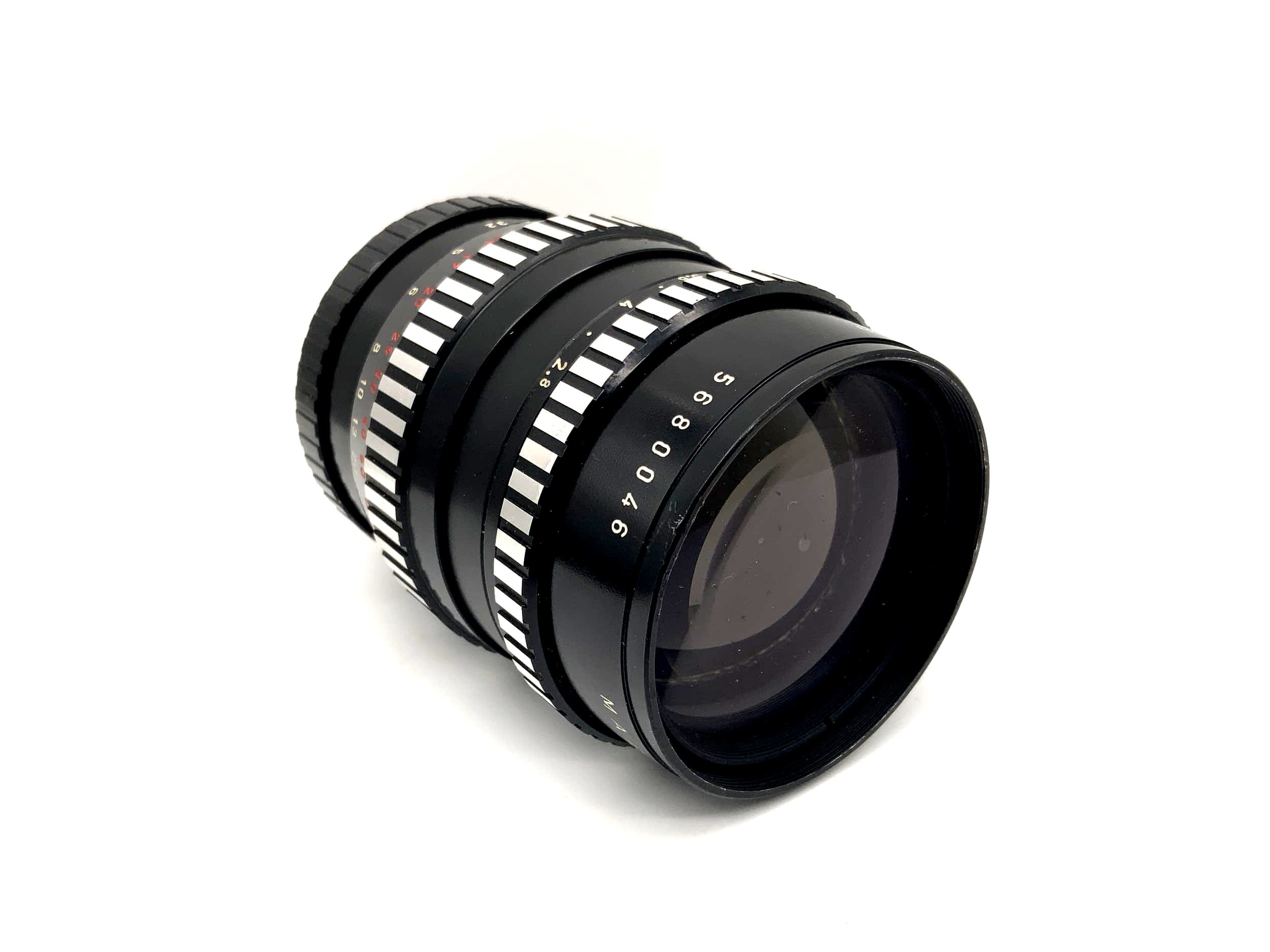 Pentacon 135mm 1:2.8 Lens 15 Blades Zebra Camera Lens (M42)