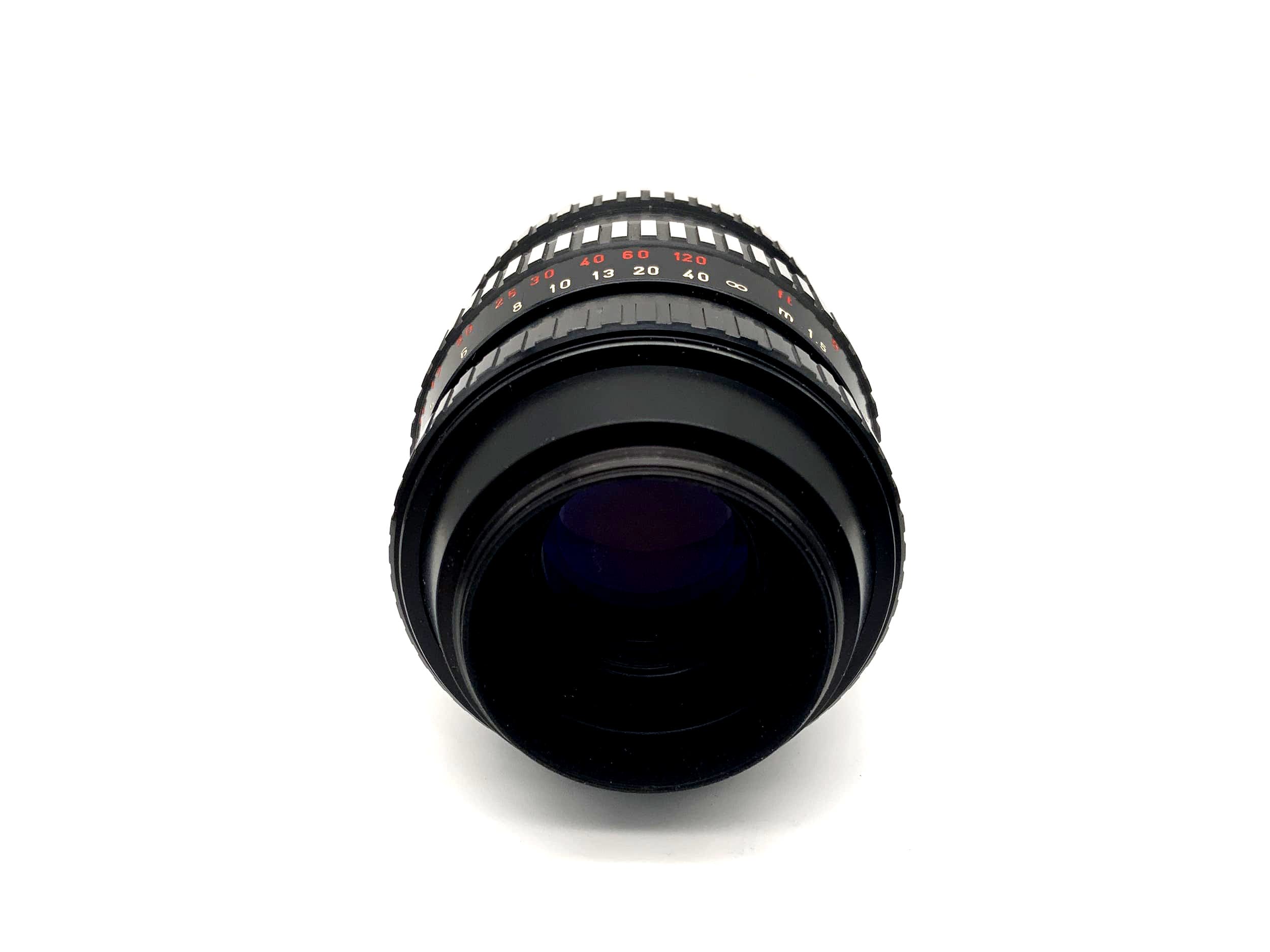 Pentacon 135mm 1:2.8 Lens 15 Blades Zebra Camera Lens (M42)