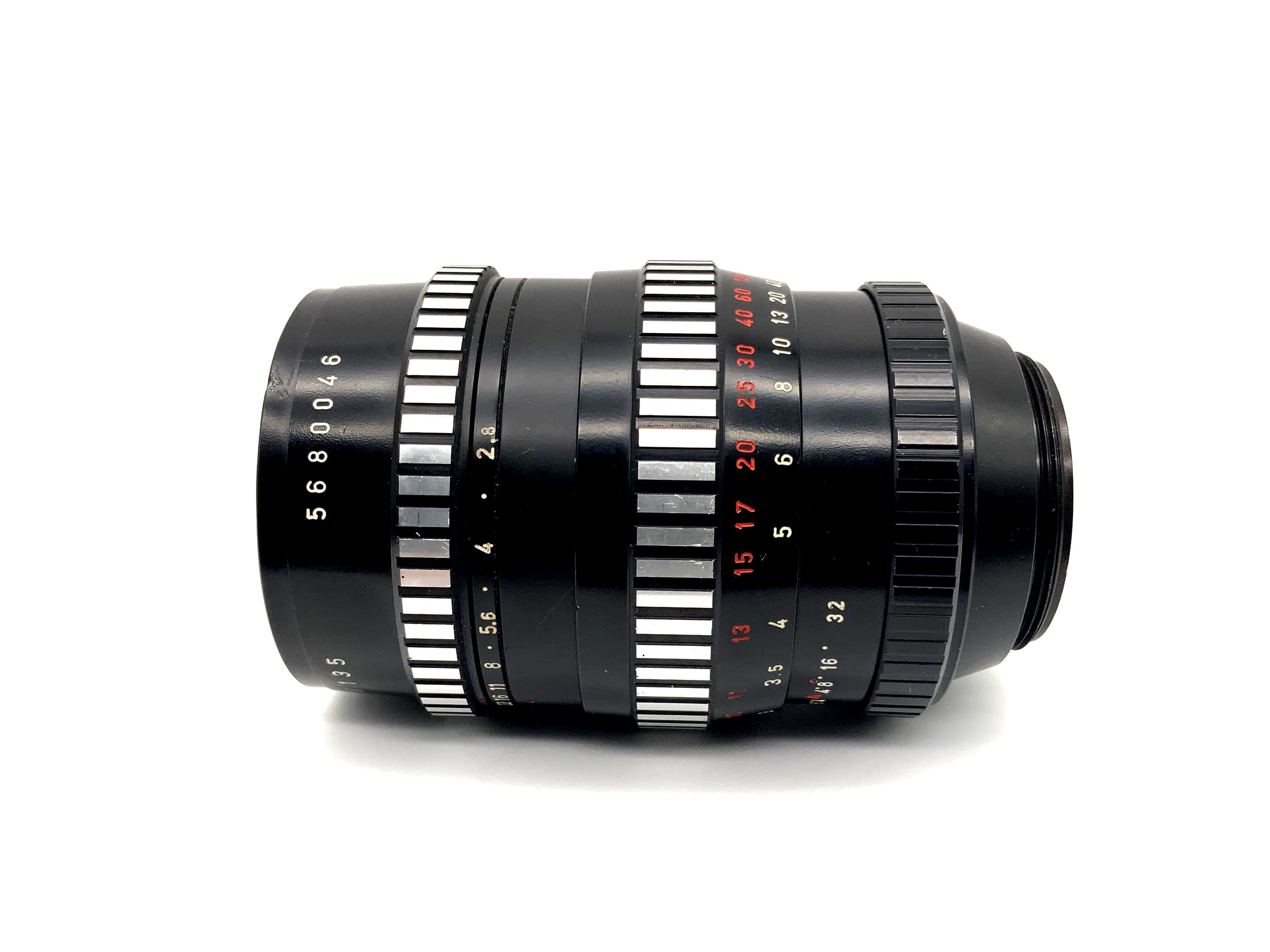 Pentacon 135mm 1:2.8 Lens 15 Blades Zebra Camera Lens (M42)