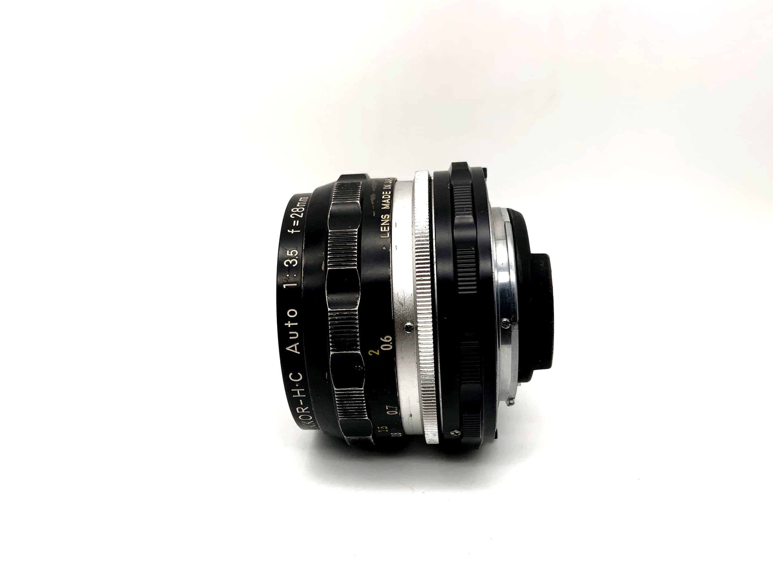 Nikon 28mm 1:3.5 Lens Nikkor-HC Car Camera Camera Lens (Nikon F)