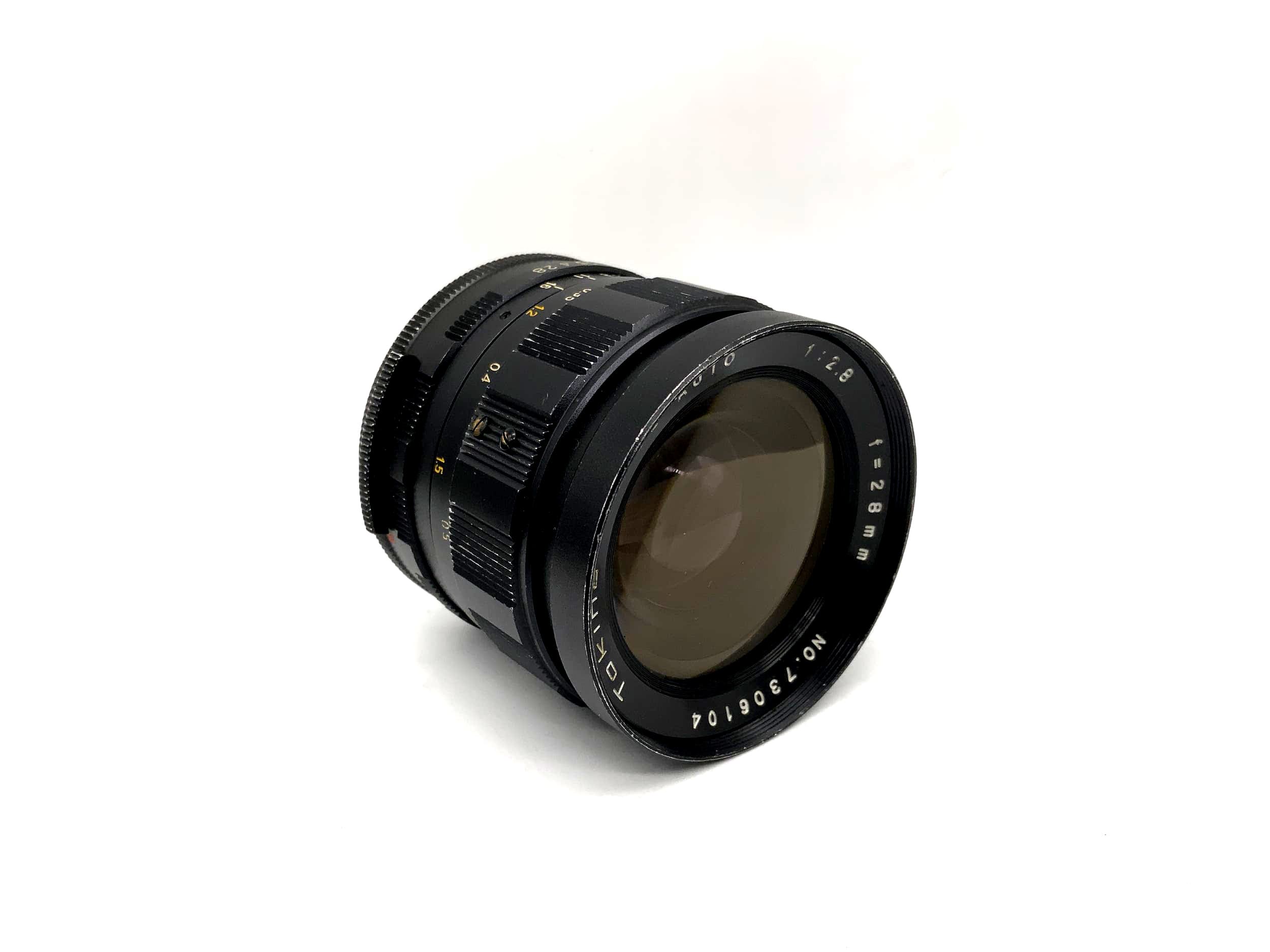 Tokina 28mm 1:2.8 Wide-Auto Camera Lens (M42)