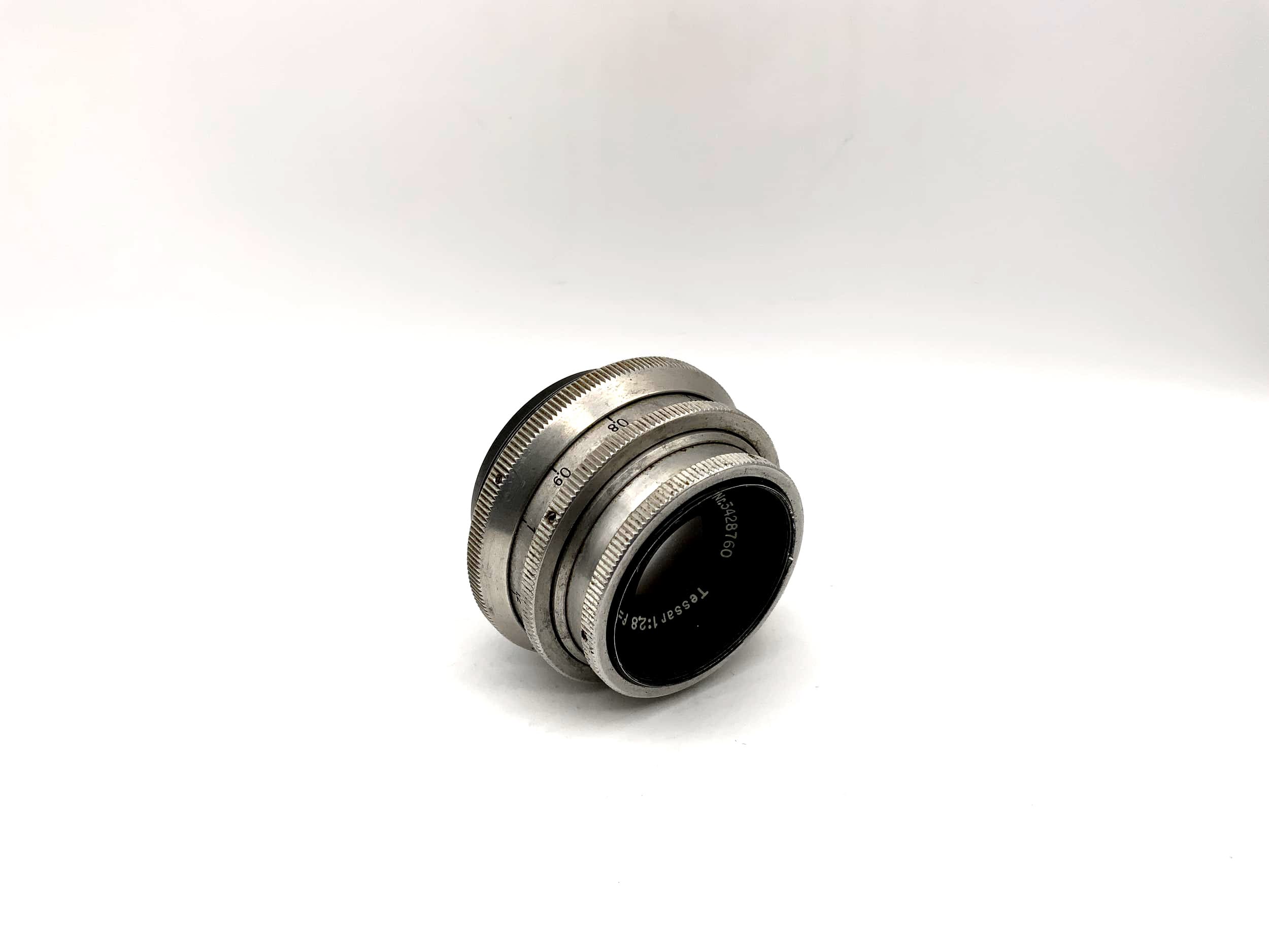 Carl Zeiss 5cm 1:2.8 Lens Tessar 14 Blades red T 50mm Camera Lens (M42)