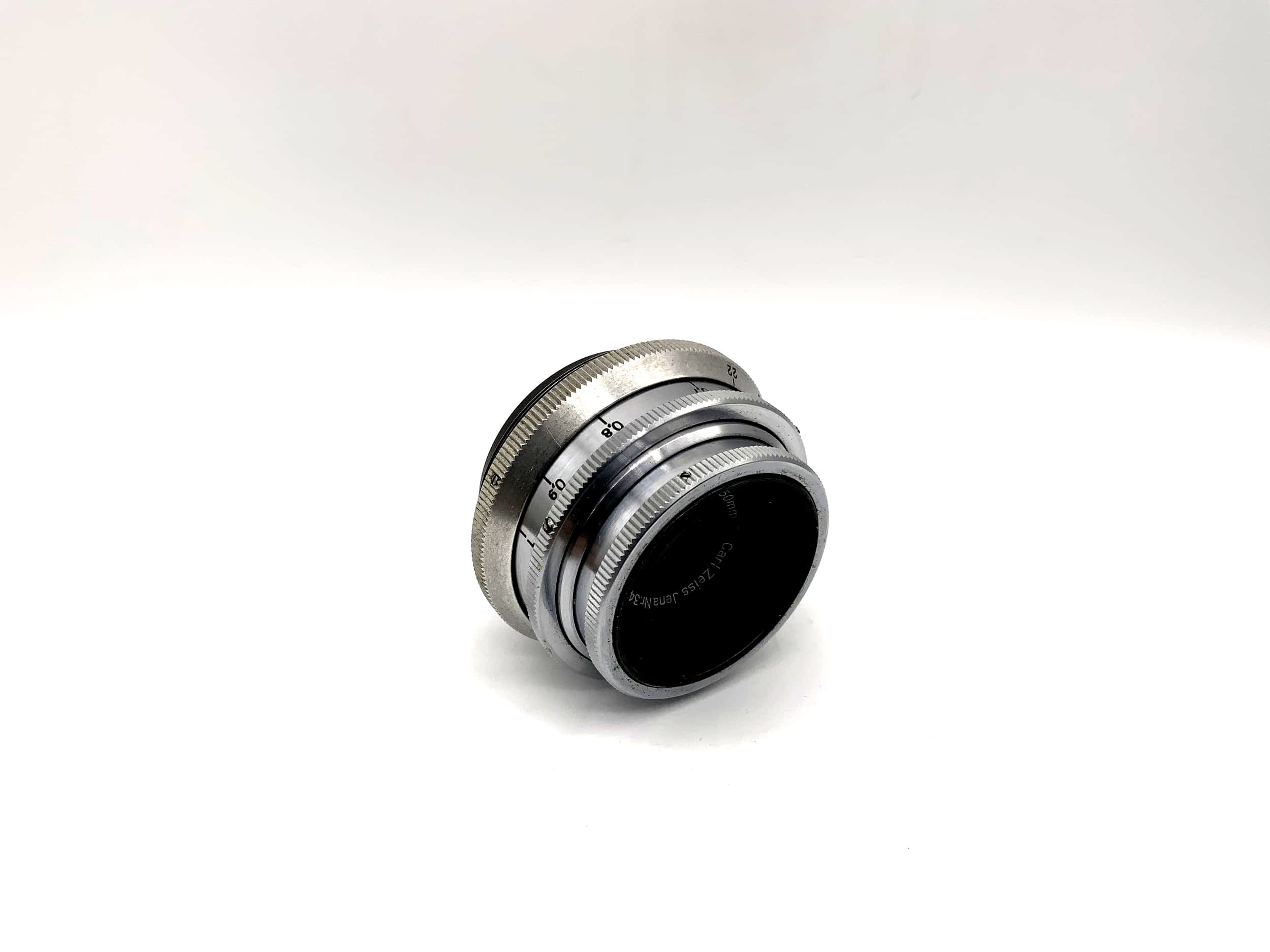 Carl Zeiss 50mm 1:3.5 Lens Tessar 14 Blades red T Camera Lens (M42)