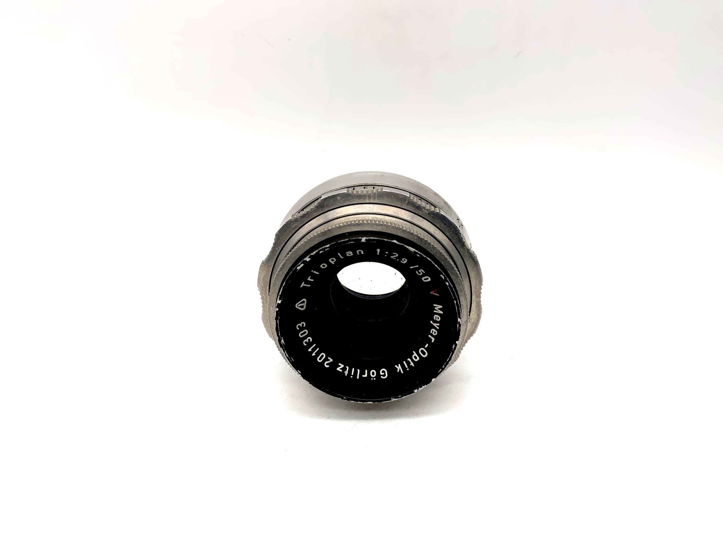 Meyer Optik Görlitz 50mm 1:2.9 lens Trioplan red V 12 Blades Lens (Altix)