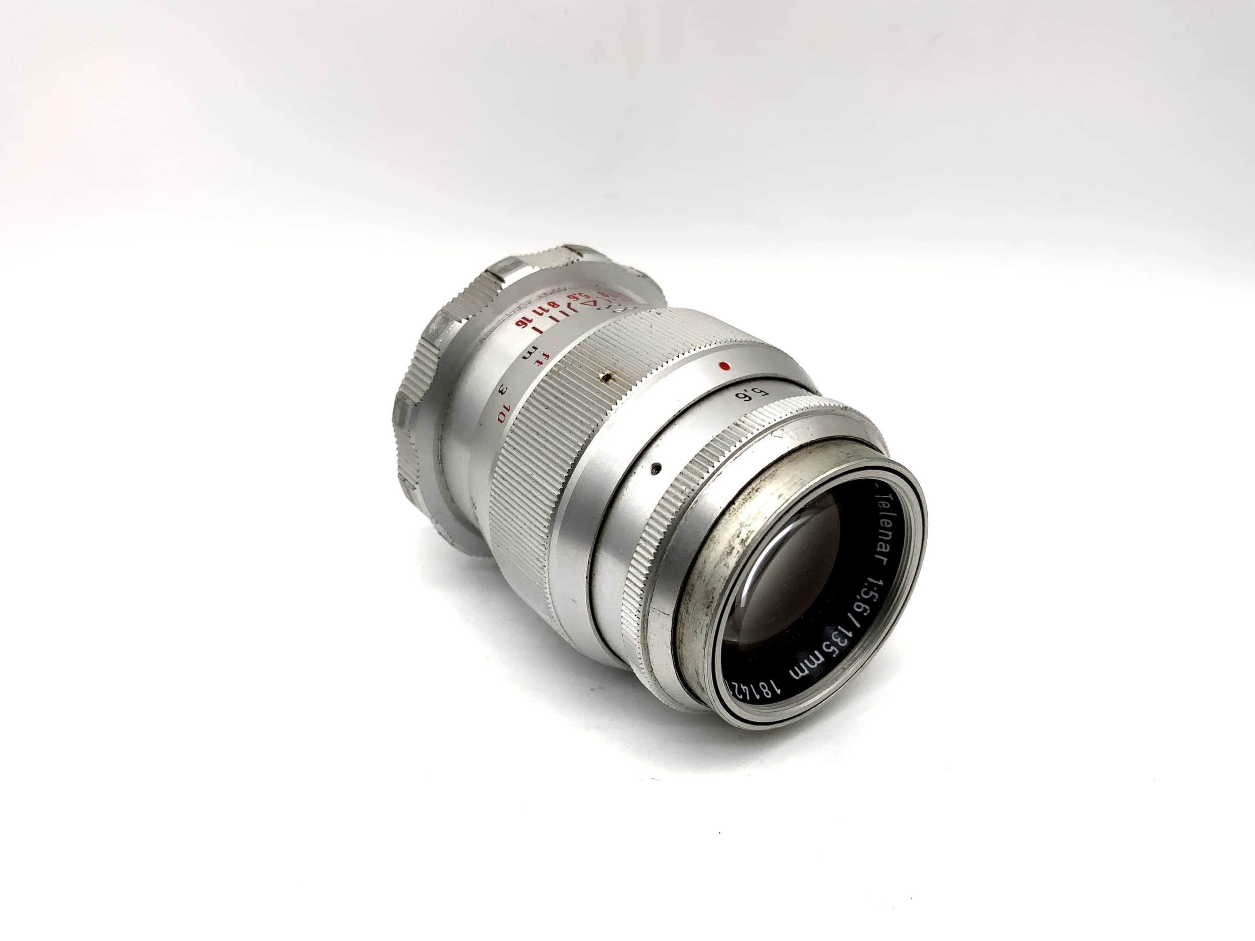 Roeschlein Kreuznach 135mm 1:5.6 Lens E-Telenar Camera Lens (M39 Paxette)