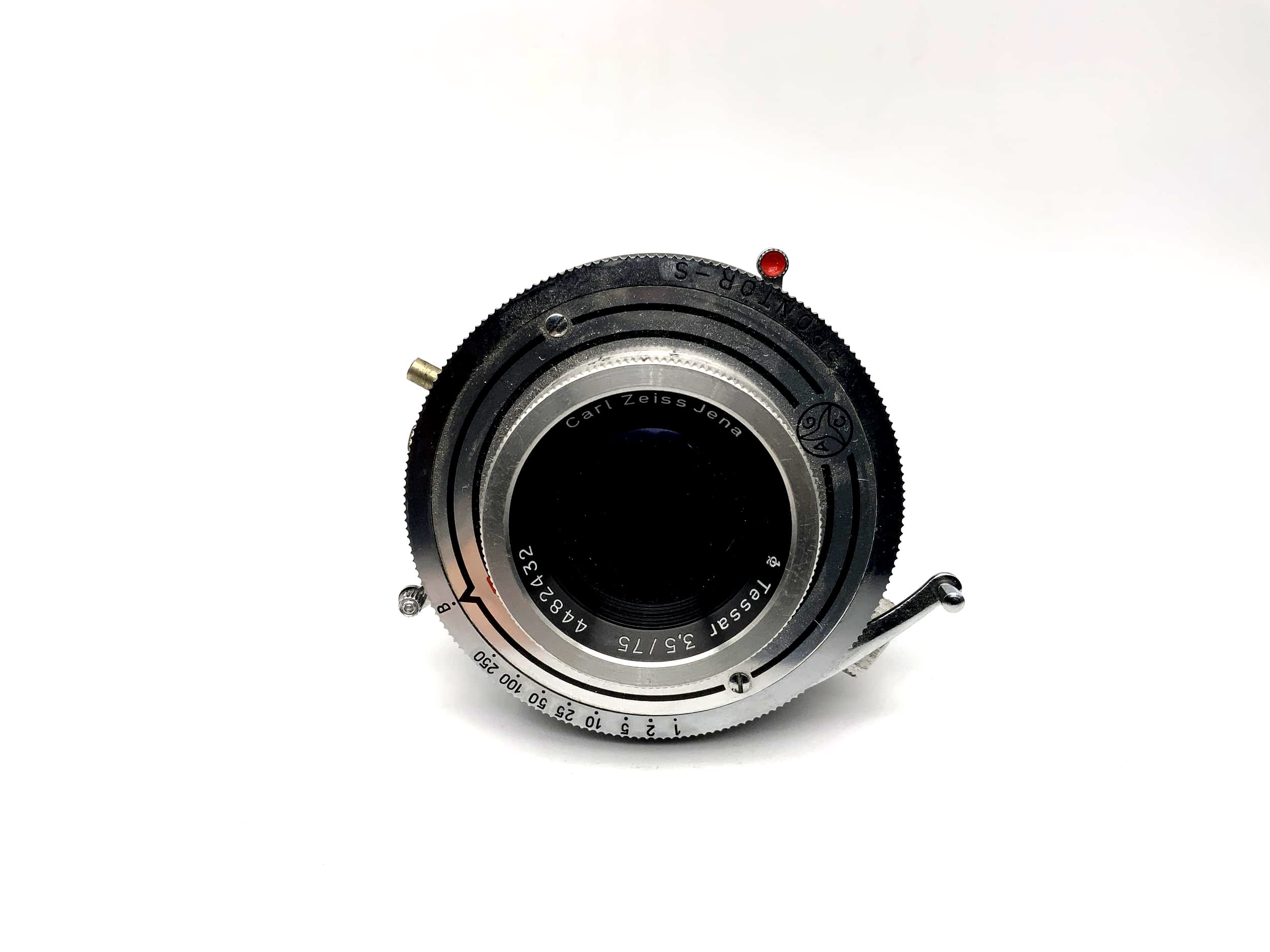 Carl Zeiss 75mm 1:3.5 Lens Tessar Prontor-S Camera Lens (M42)