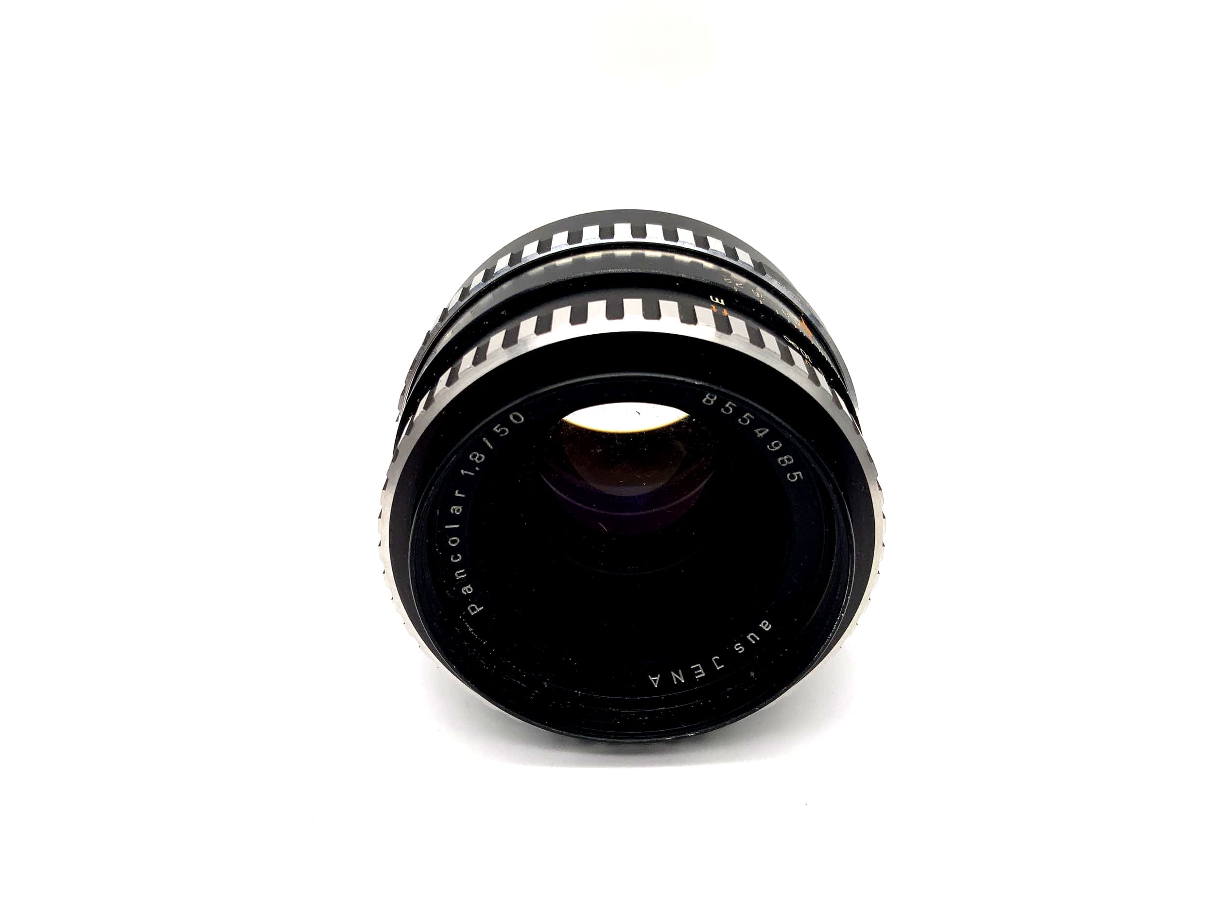 Carl Zeiss 50mm 1:1.8 Lens Pancolar from Jena Zebra Camera Lens (M42)