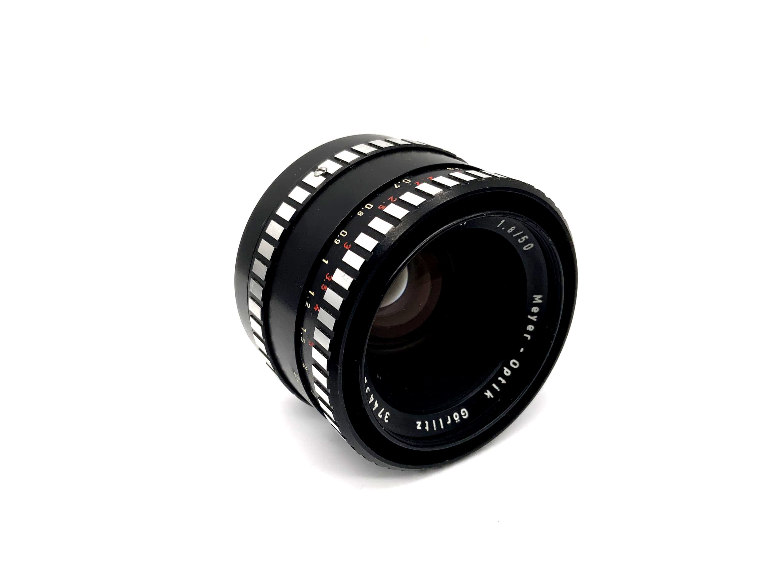 Meyer Optik Görlitz 50mm 1:1.8 lens Oreston Zebra Camera Lens (M42)