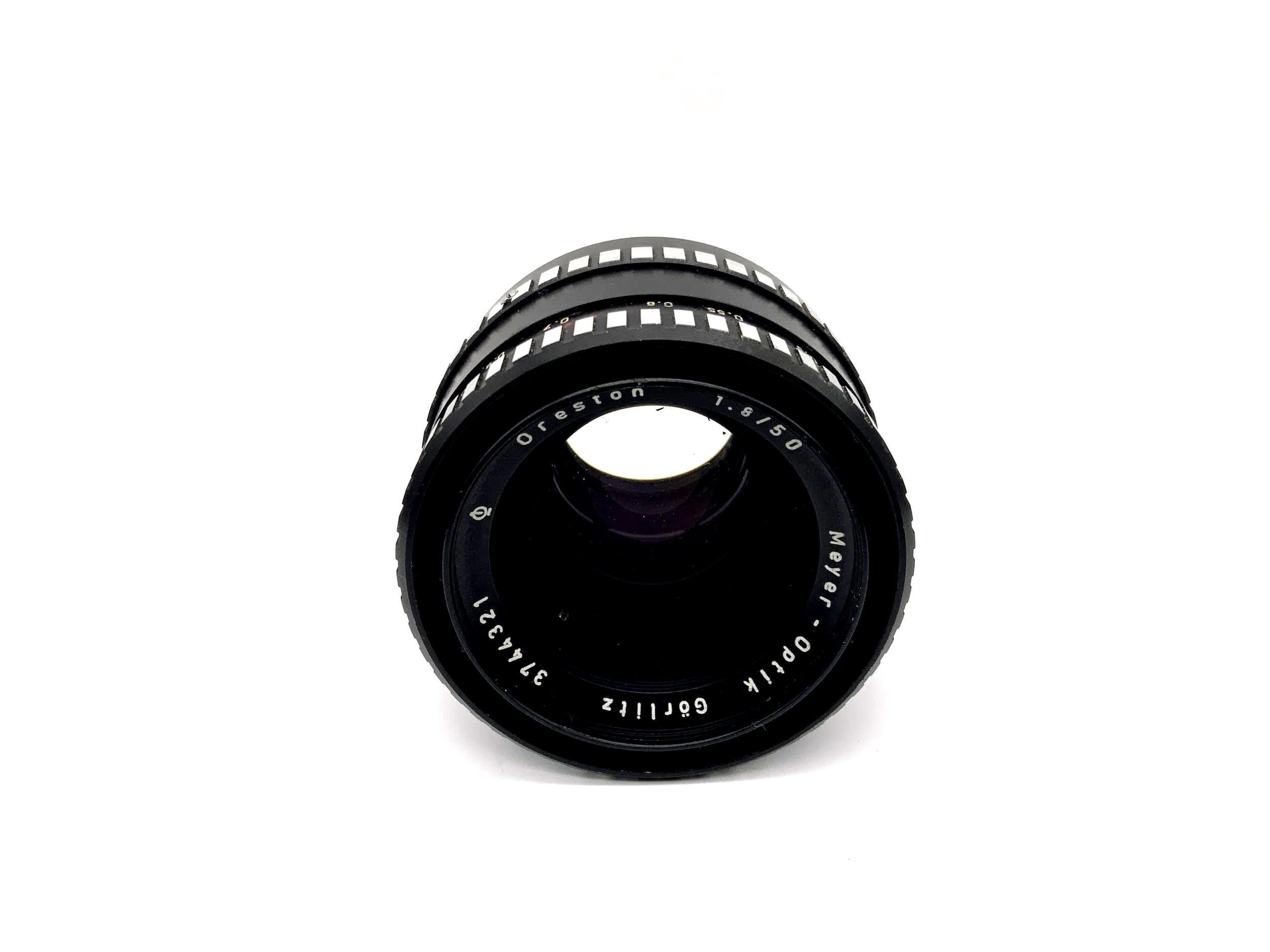 Meyer Optik Görlitz 50mm 1:1.8 lens Oreston Zebra Camera Lens (M42)