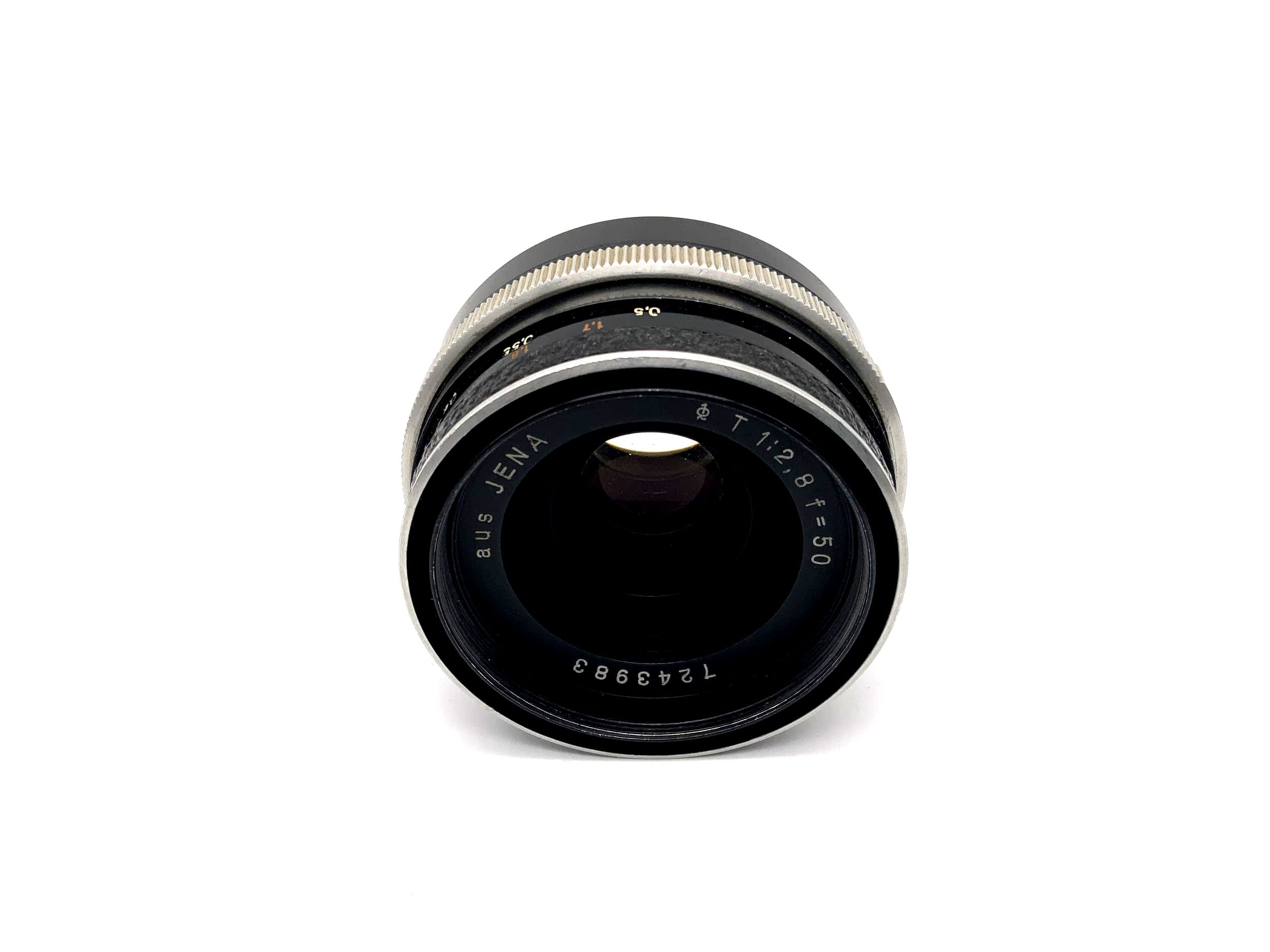 Carl Zeiss 50mm 1:2.8 Tessar lens from Jena, camera lens (M42)