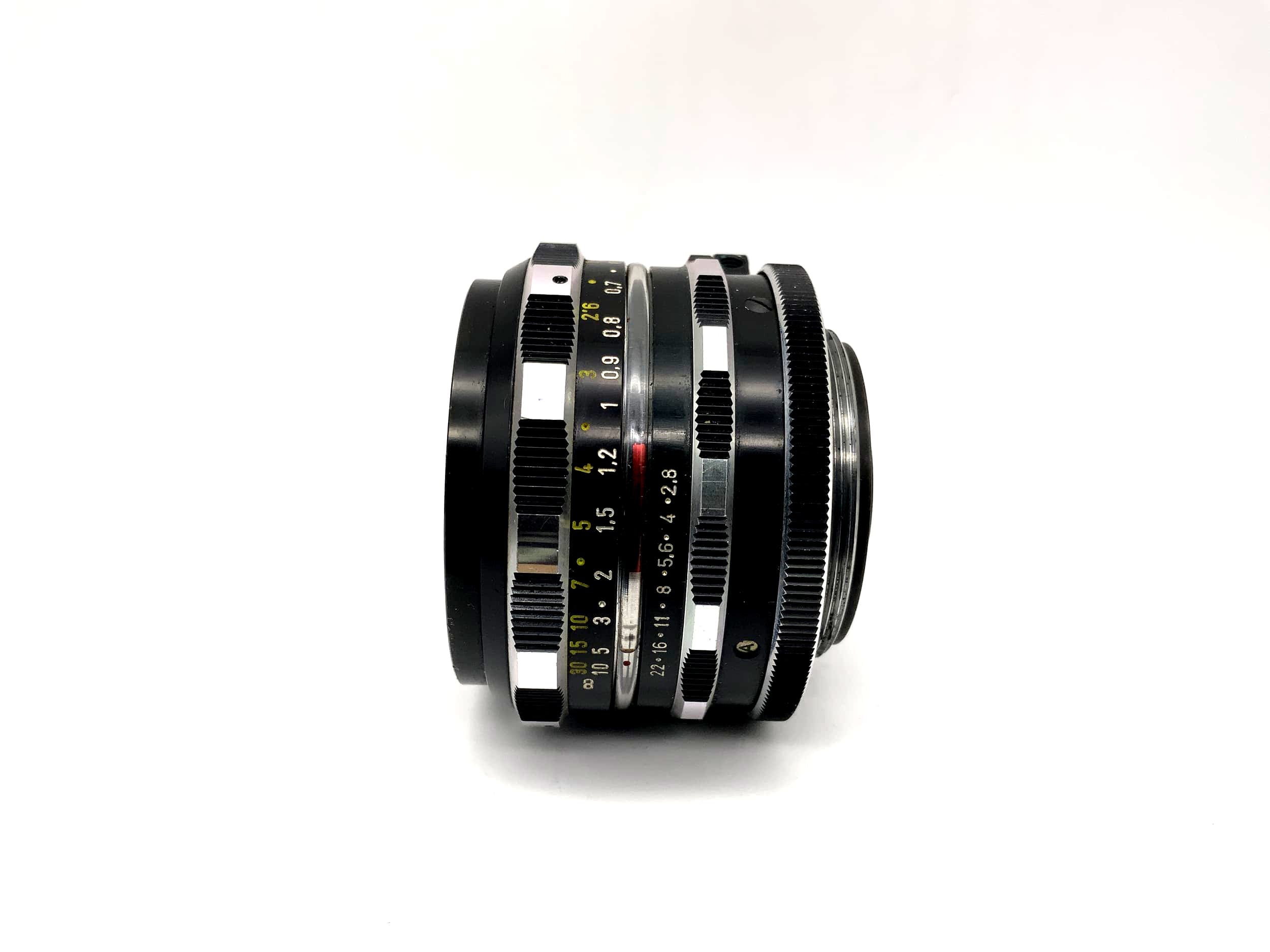 Schneider Kreuznach 50mm 1:2.8 lens Edixa-Xenar Zebra Camera Lens (M42)