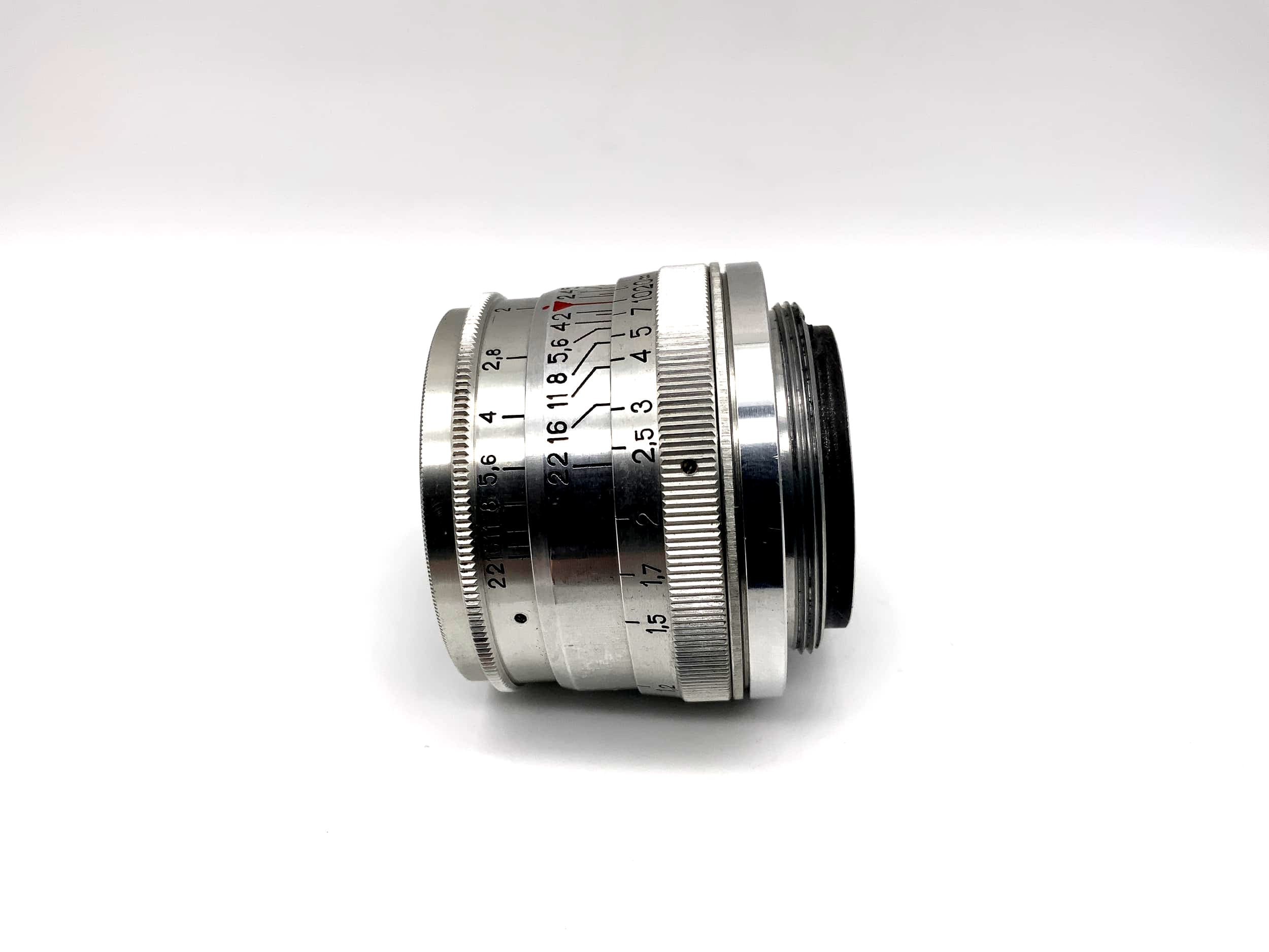 KMZ 5cm 1:2 Lens Rangefinder Lens for Leica red p 50mm Camera Lens (M39)