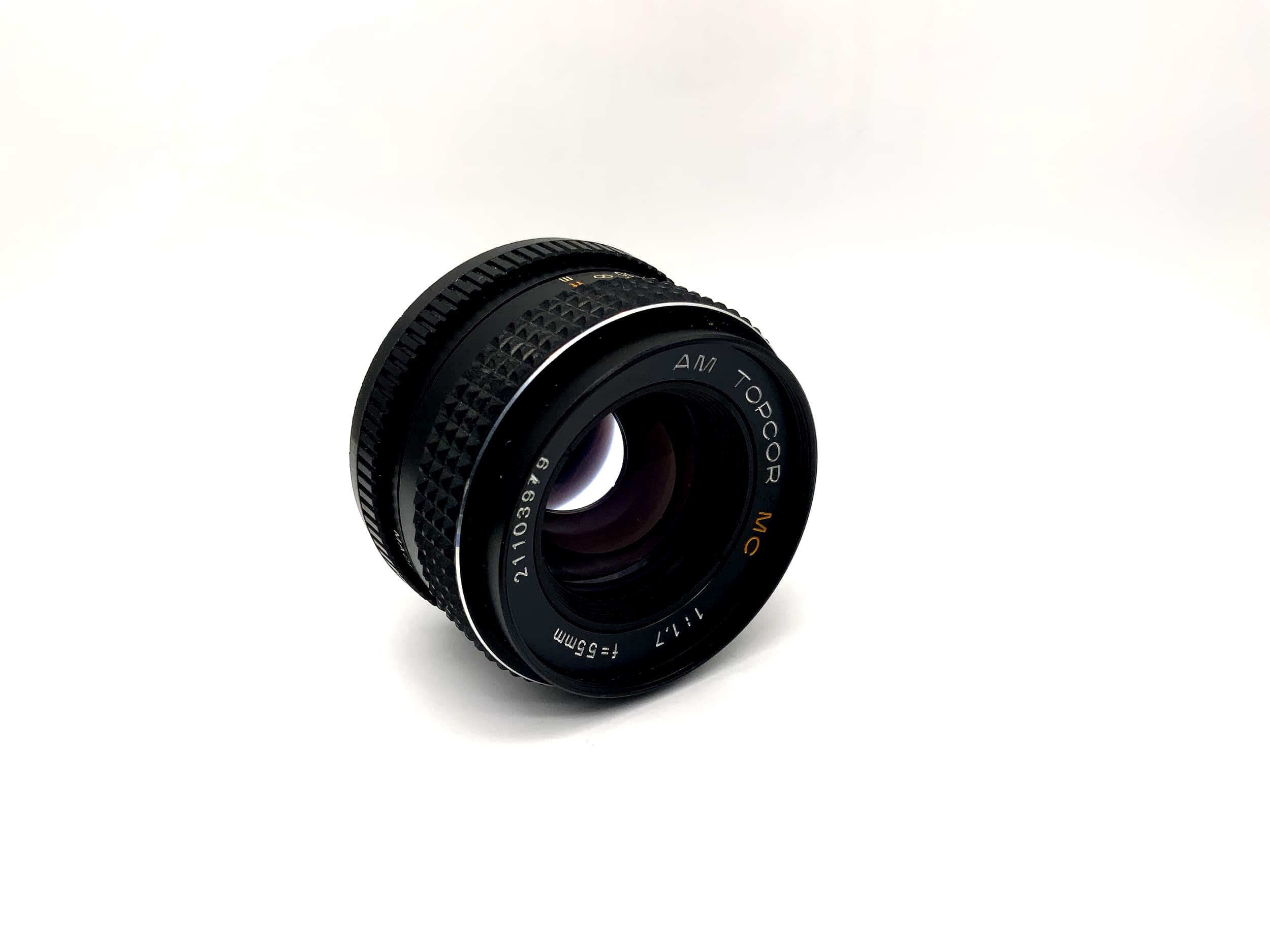 Topcor 55mm 1:1.7 Lens AM MC Multi Coated Camera Lens (Pentax K)