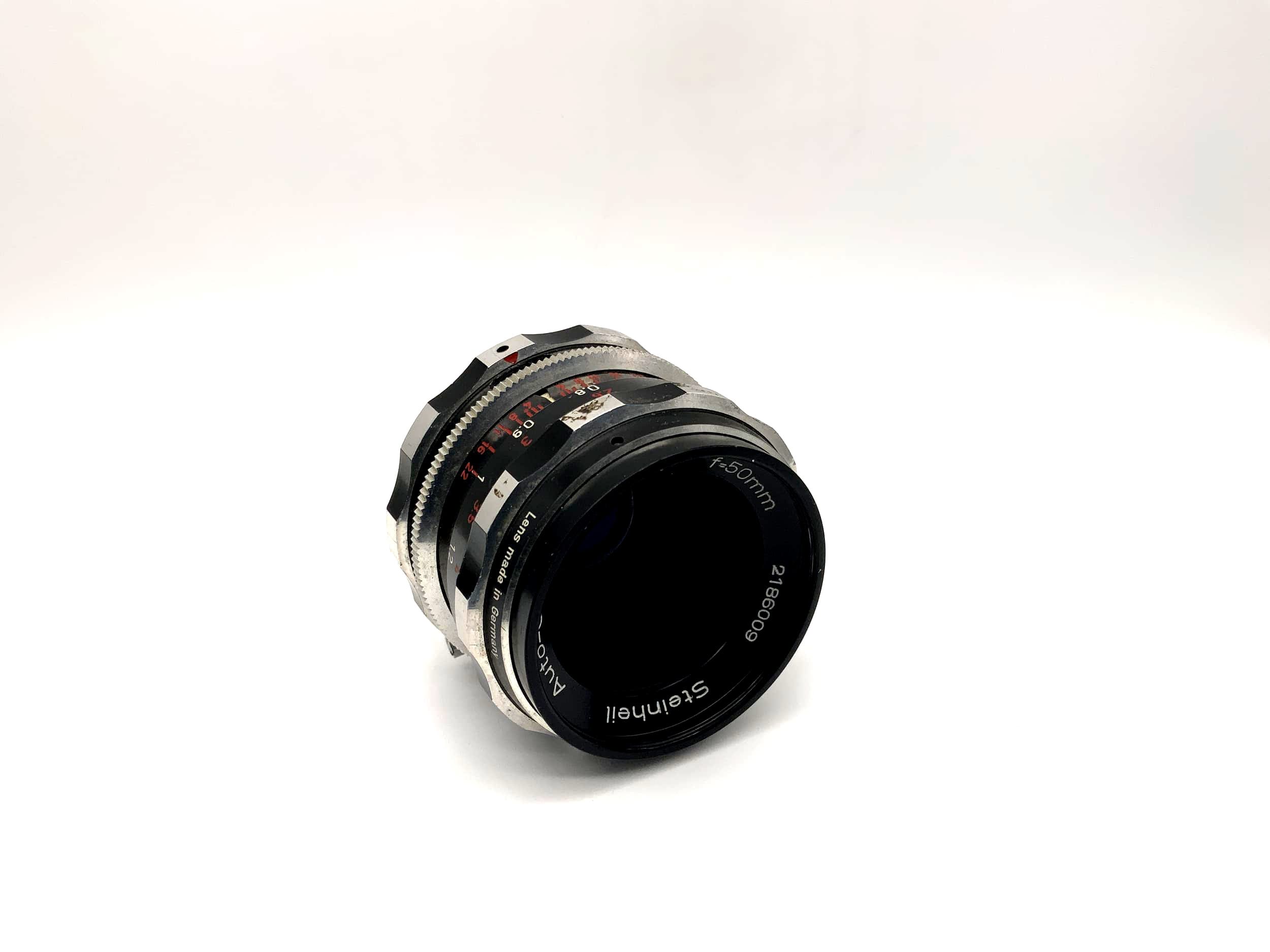 Steinheil 50mm 1:2.8 Lens Auto-Cassaron Zebra Camera Lens (M42)