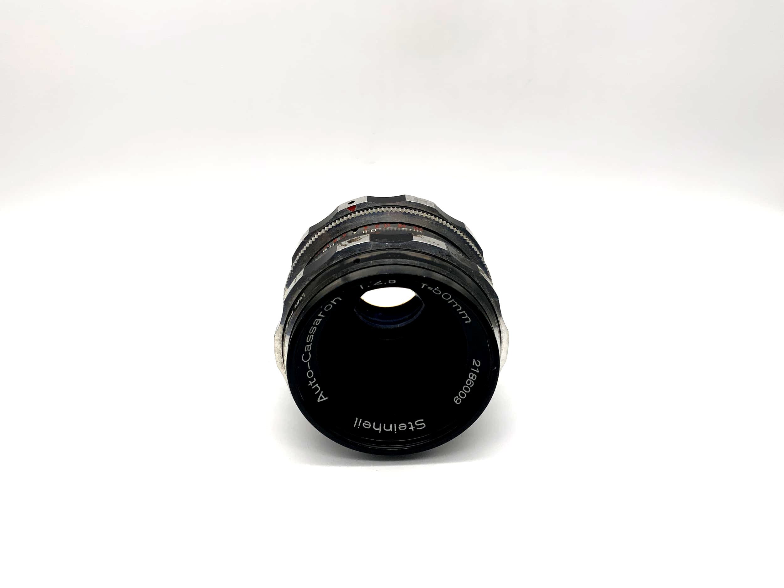 Steinheil 50mm 1:2.8 Lens Auto-Cassaron Zebra Camera Lens (M42)