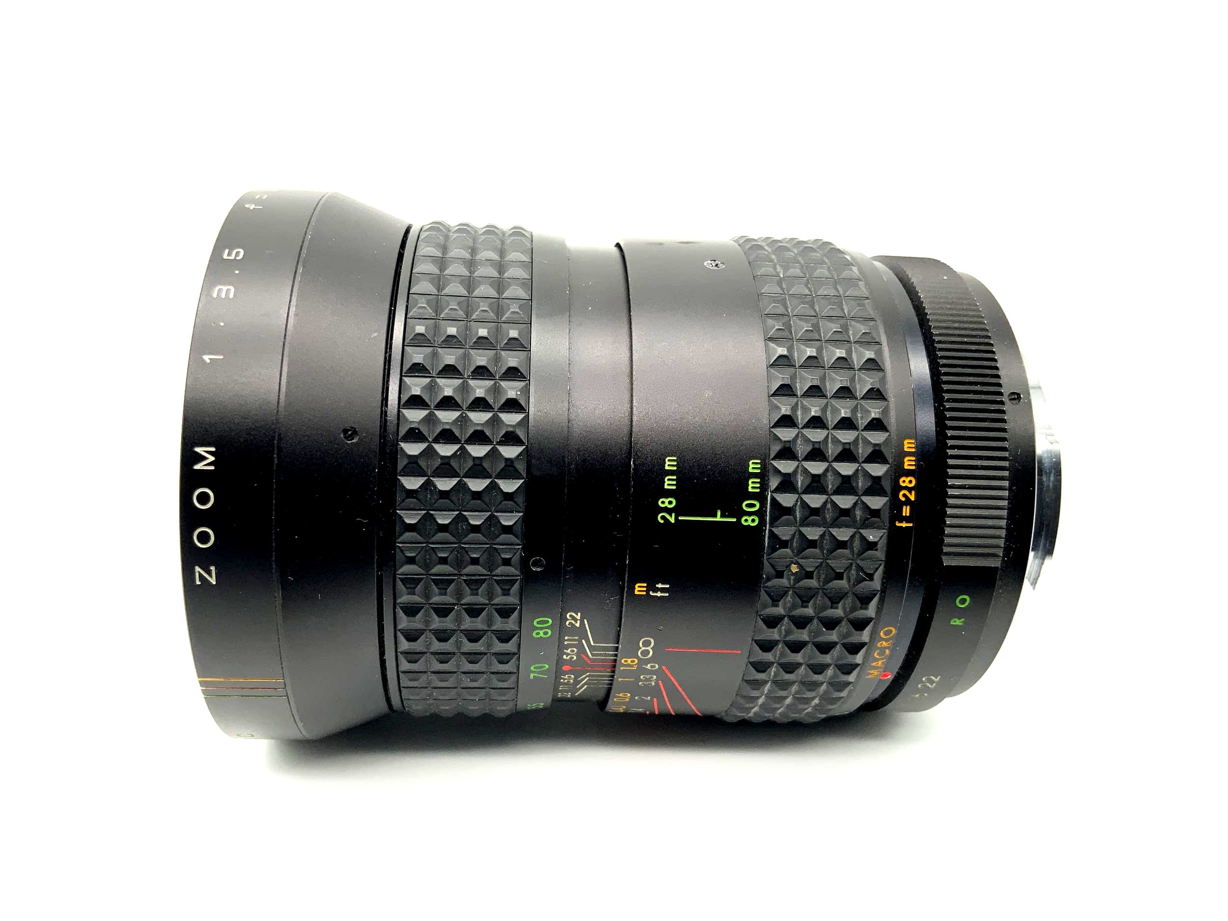 Makinon 28-80mm 1:3.5 Lens Auto MC Zoom Macro Camera Lens (Rollei QBM)