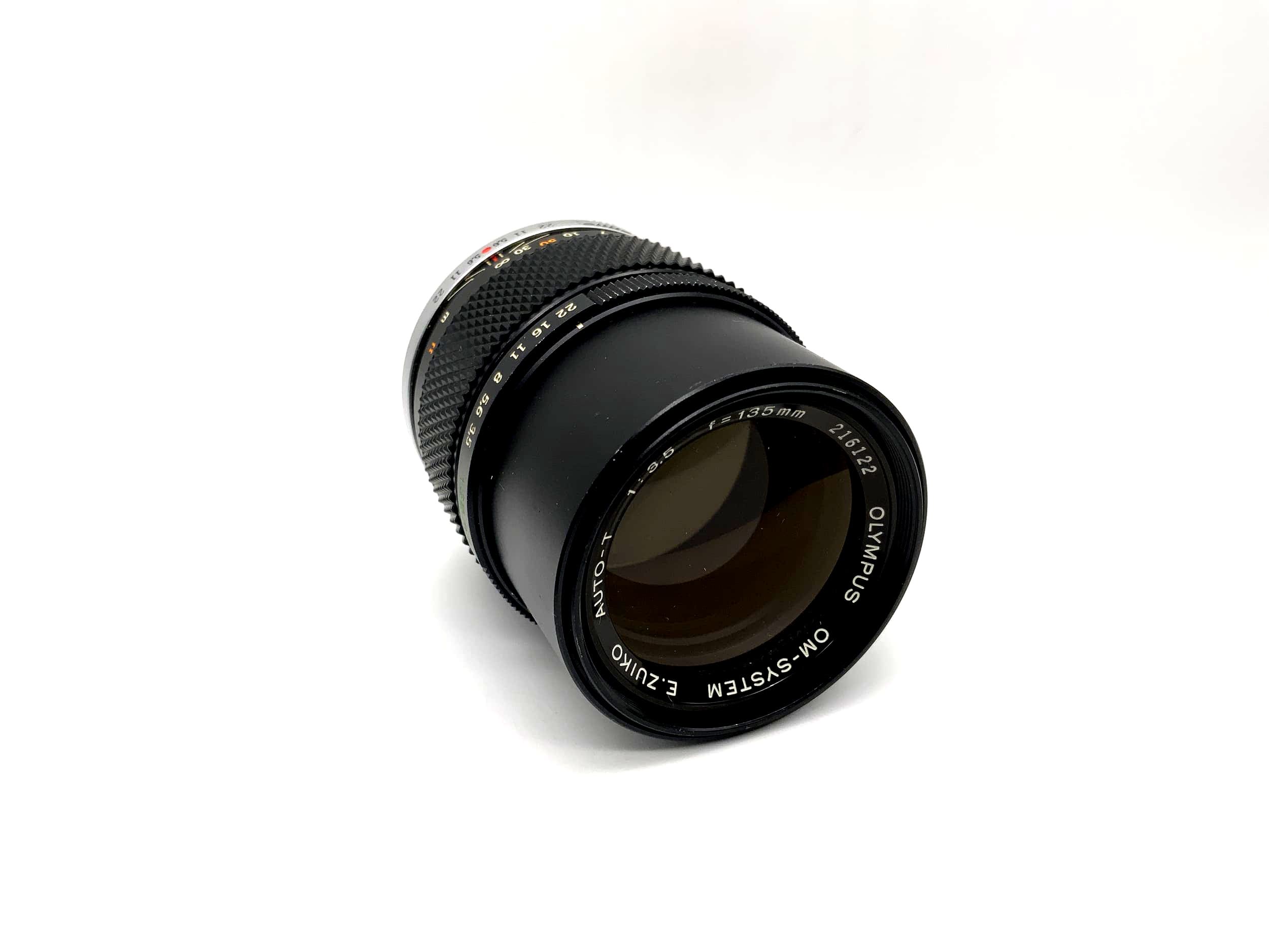 Olympus 135mm 1:3.5 lens OM system E.Zuiko Auto-T Camera Lens (Olympus OM)