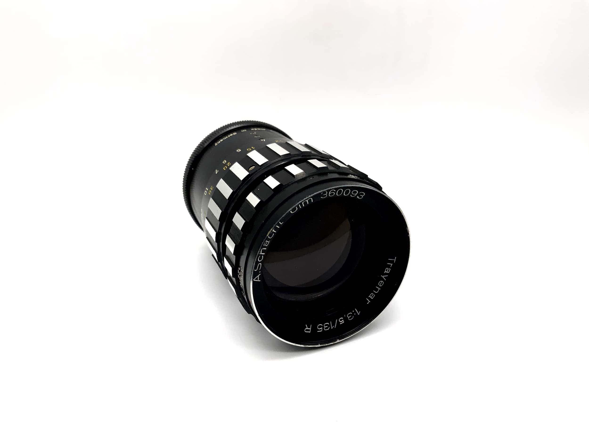 A.Schacht Ulm 135mm 1:3.5 lens for Leica Travenar R Zebra Camera Lens (M39)