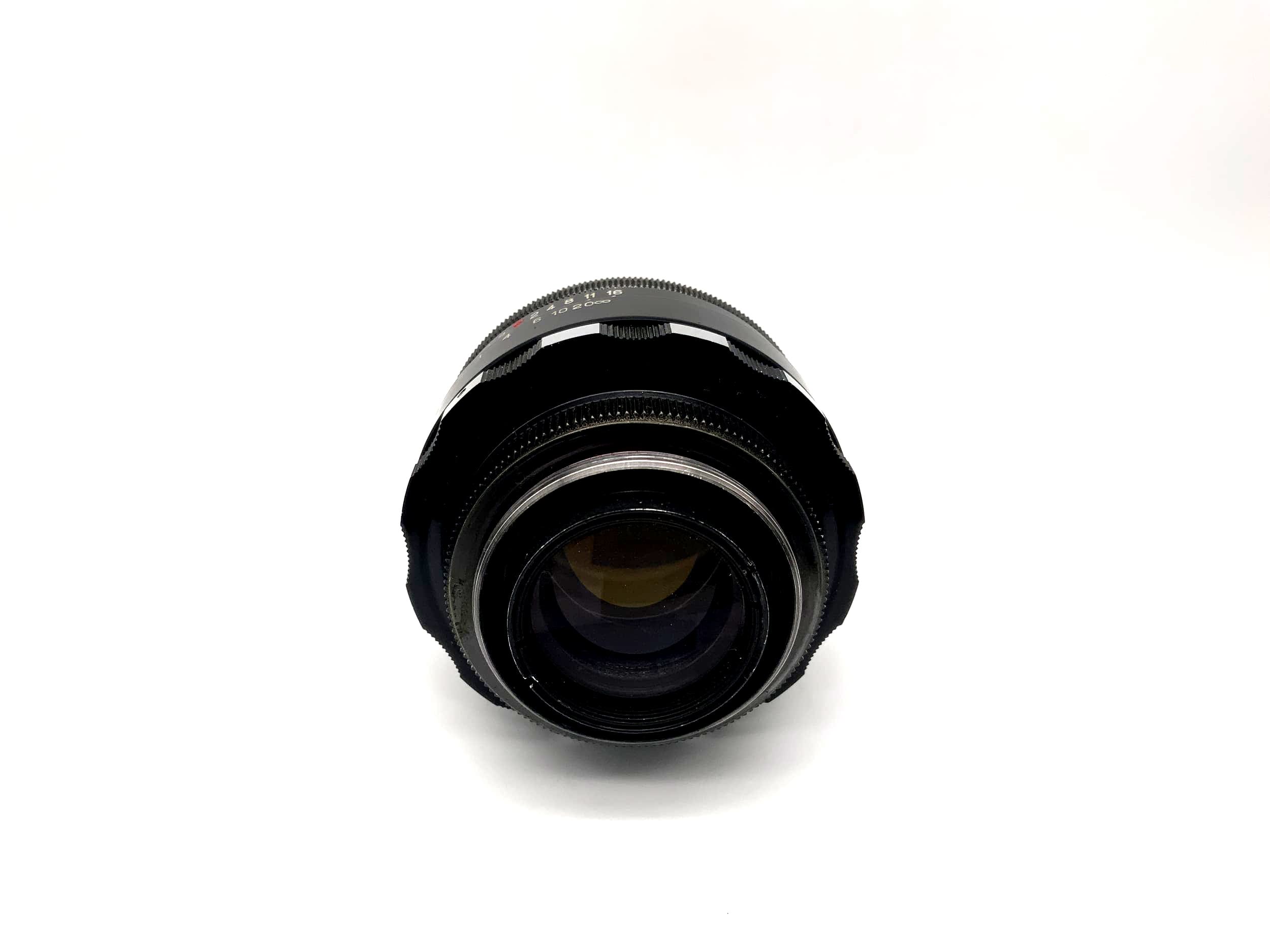 Zenit 58mm 1:2 lens Helios-44 aka Biotar Zebra Bokeh Lens (M42)