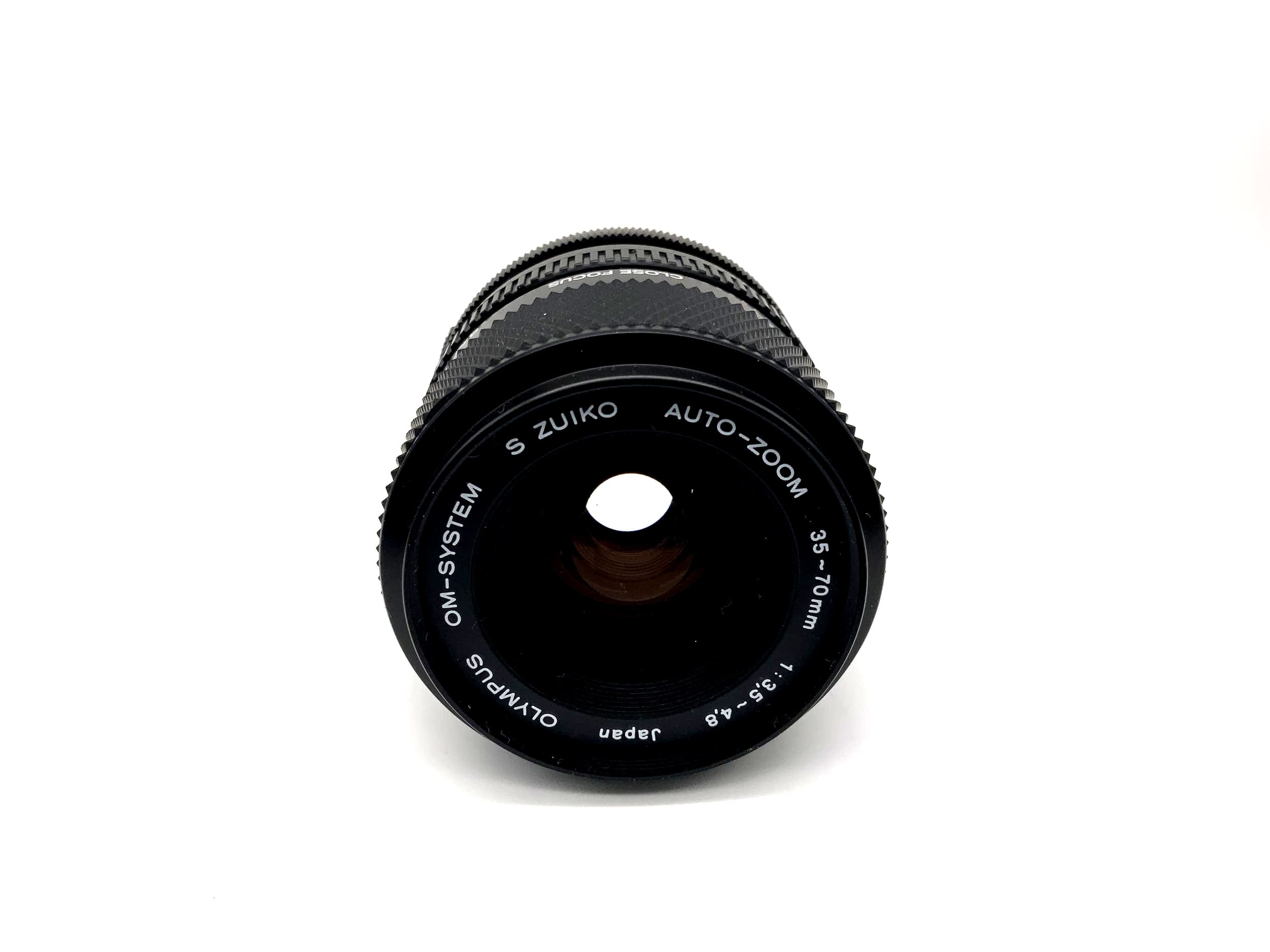 Olympus 35-70mm 1:3.5-4.8 lens OM system S Zuiko auto zoom (Olympus OM)