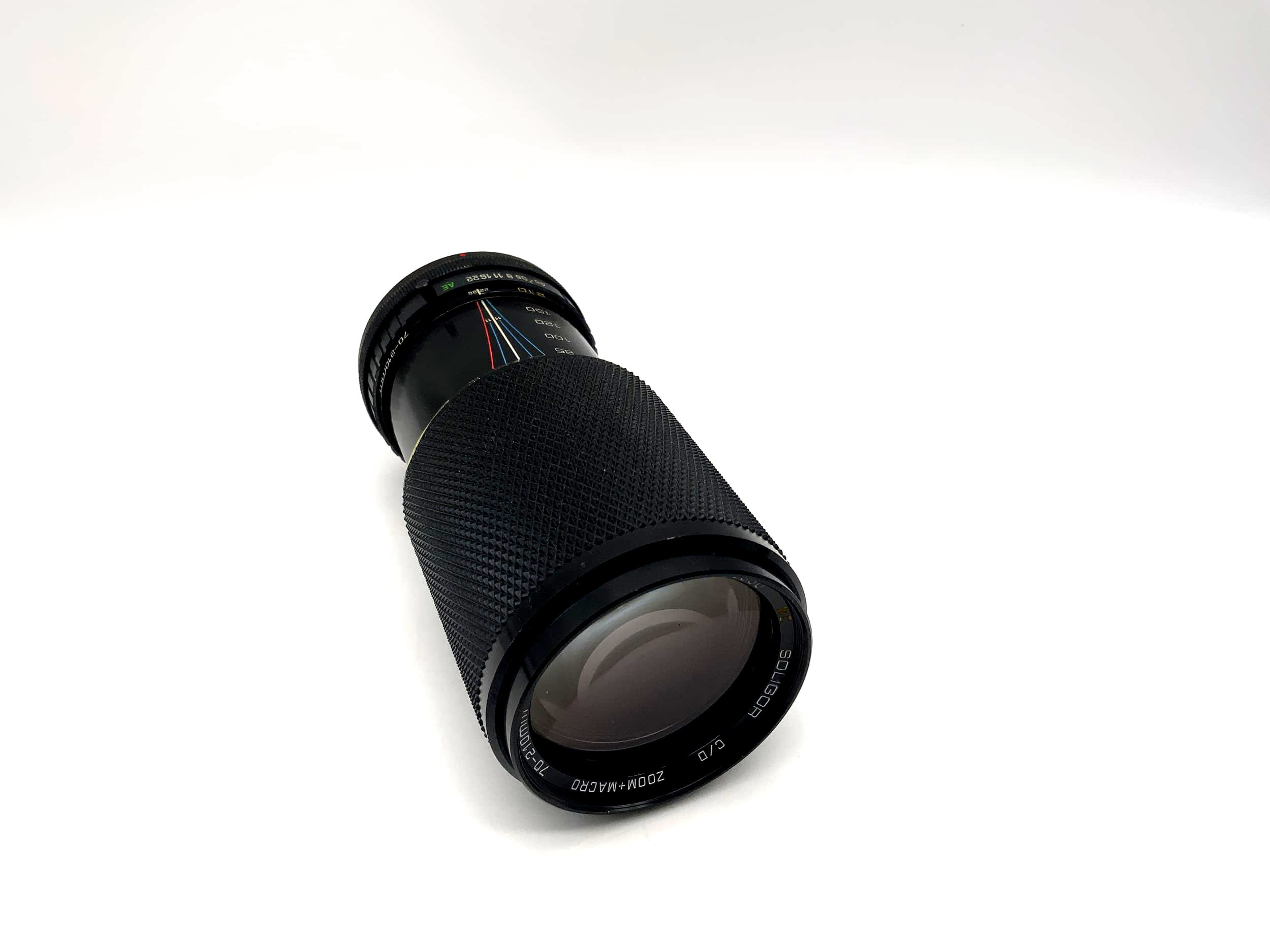 Soligor 70-210mm 1:4.5 Lens MC C/D Zoom+Macro Camera Lens (Canon FD)