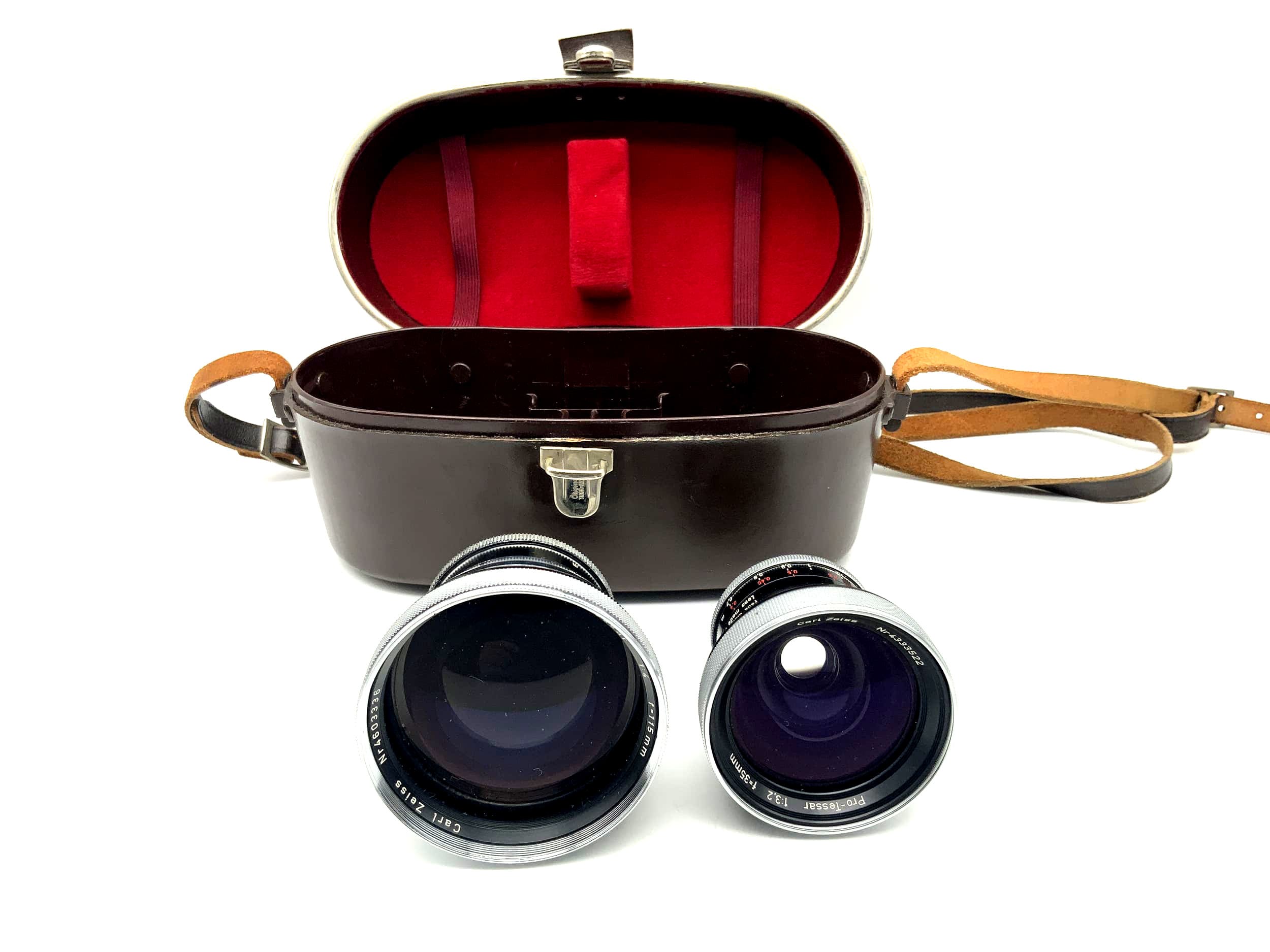 Carl Zeiss 35mm &amp; 115mm 1:3.2 &amp; 4 Pro Tessar lens for Contaflex Lens (DKL)