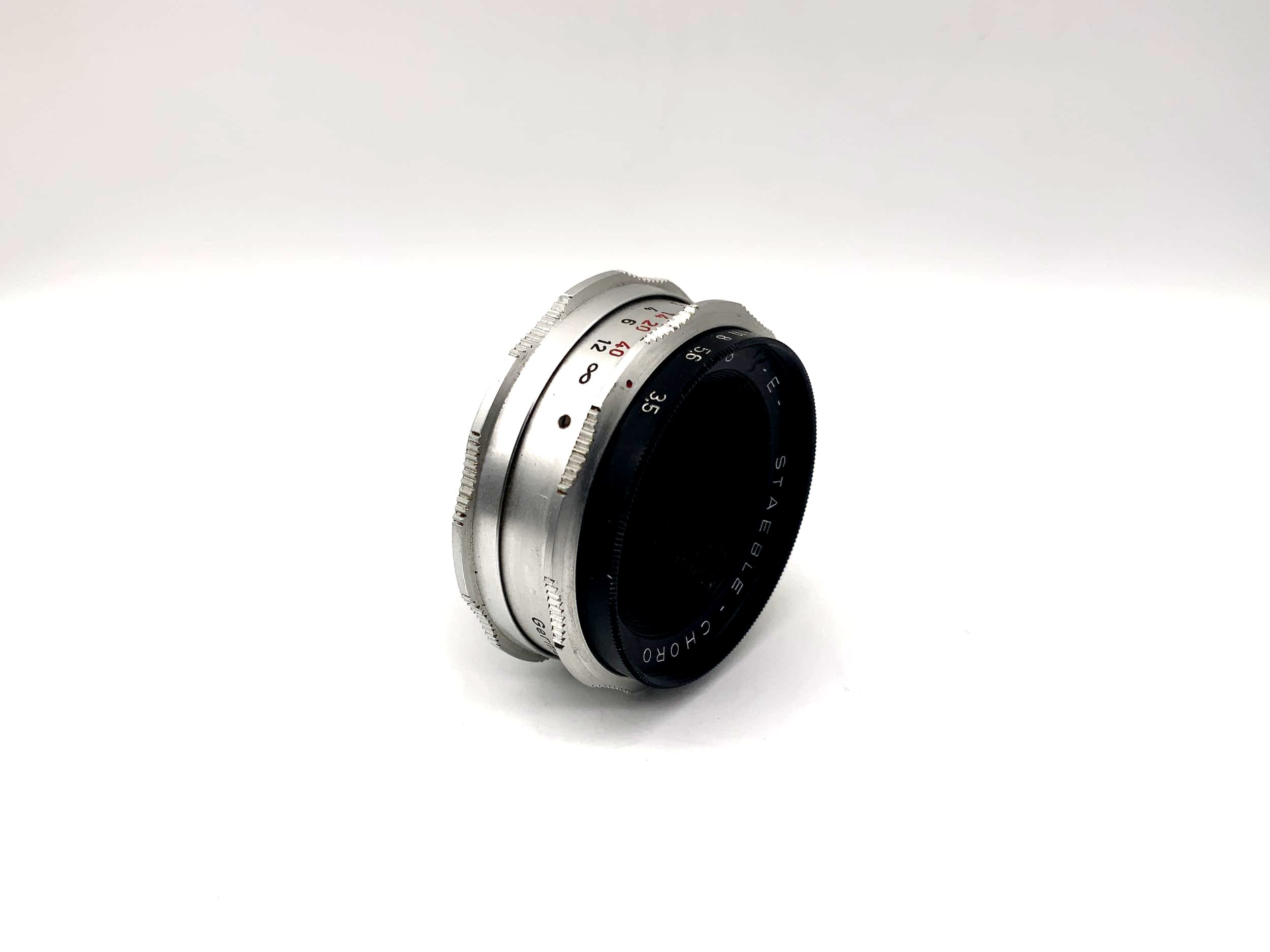 Staeble 38mm 1:3.5 Lens Choro -E- Camera Lens (M39 Paxette)