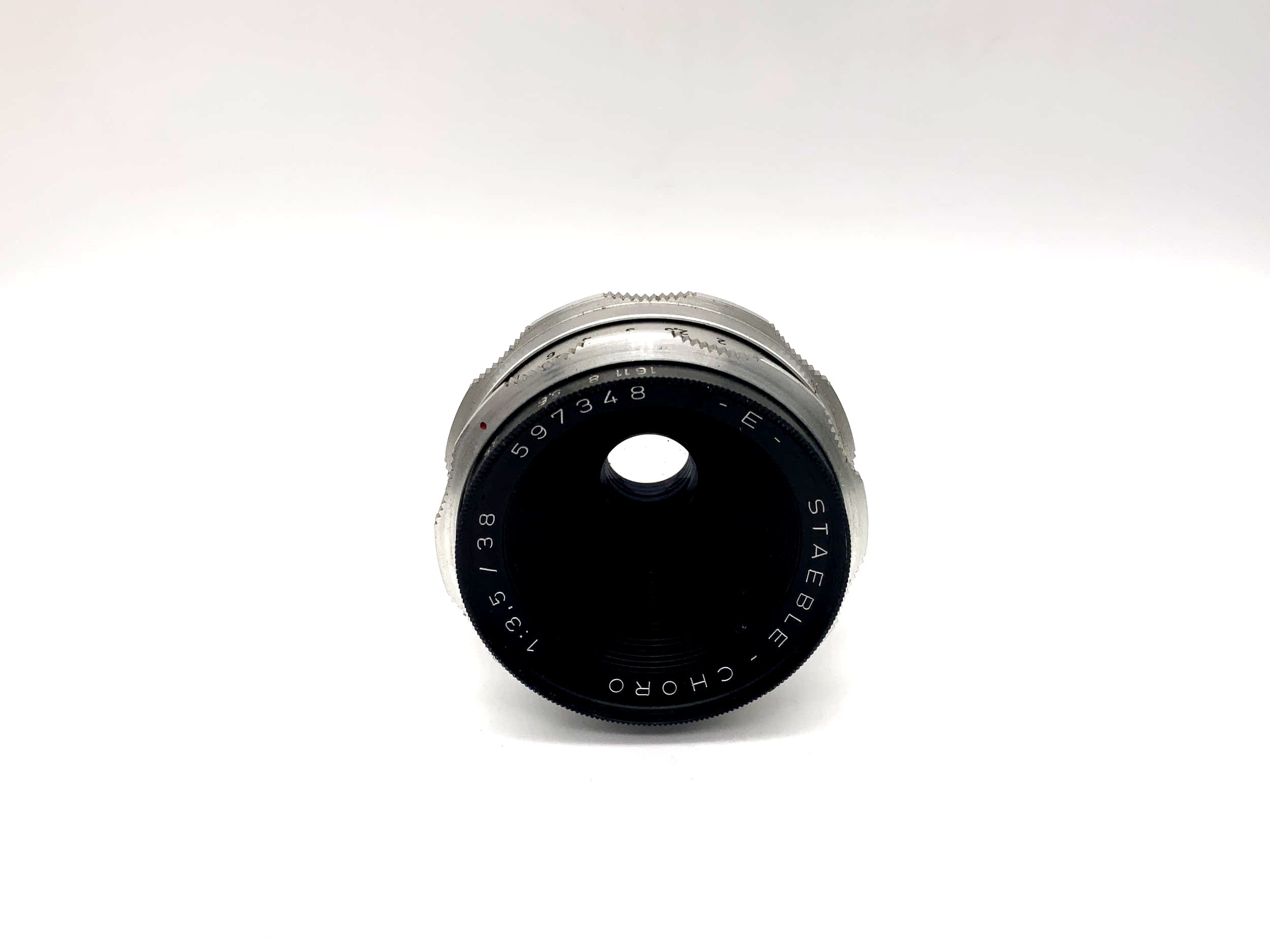 Staeble 38mm 1:3.5 Lens Choro -E- Camera Lens (M39 Paxette)