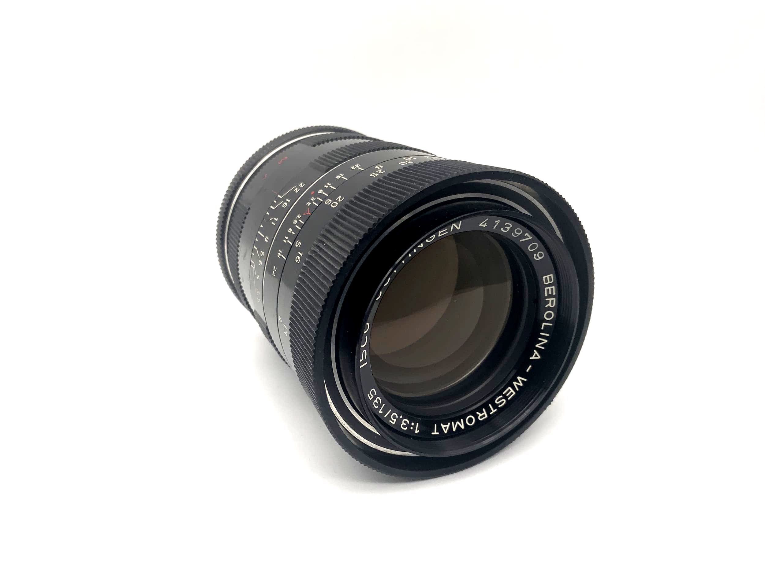 Isco Göttingen 135mm 1:3.5 lens Berolina-Westromat camera lens (M42)