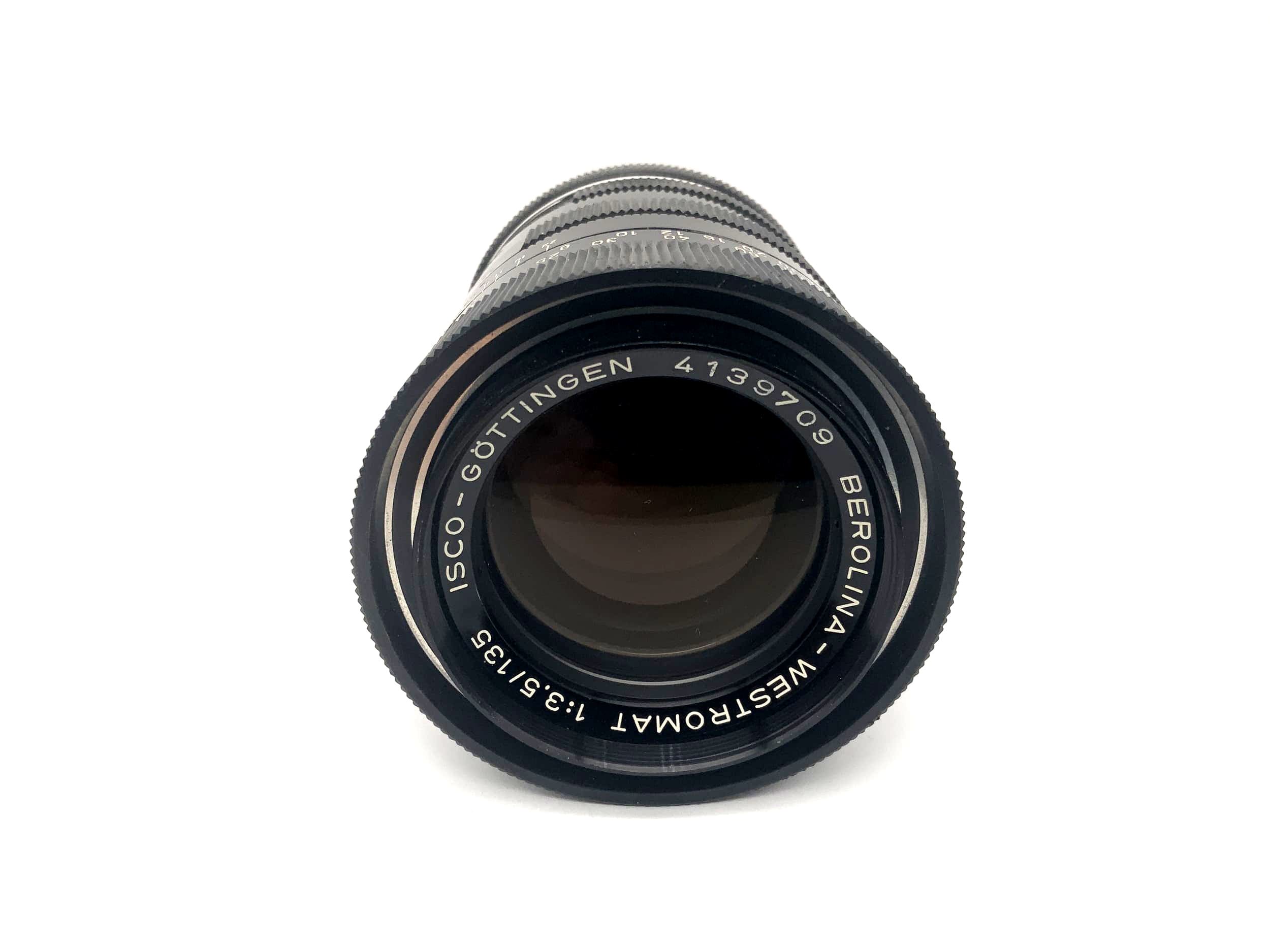 Isco Göttingen 135mm 1:3.5 lens Berolina-Westromat camera lens (M42)