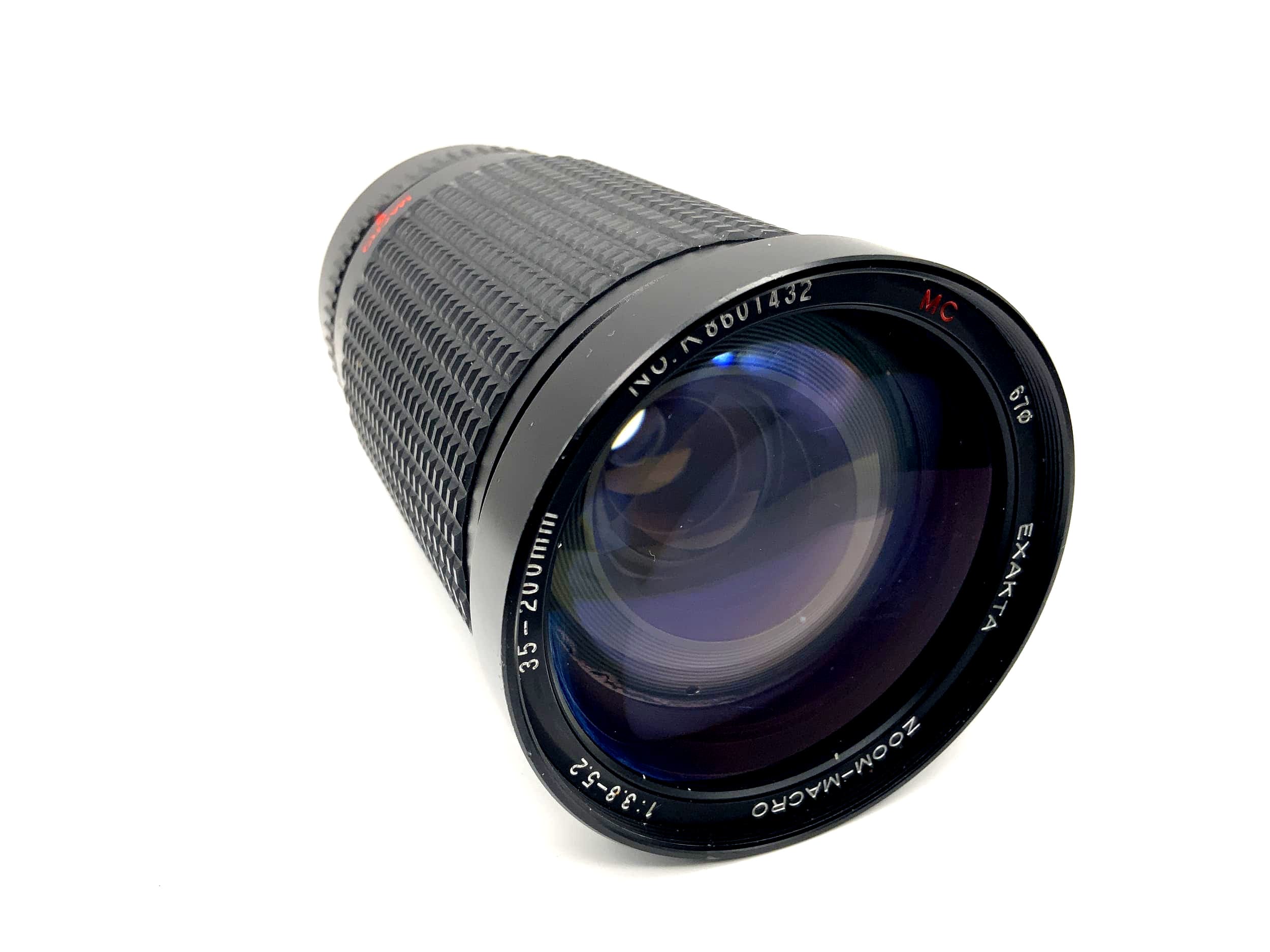 Exakta 35-200mm 1:3.8-5.2 Lens Zoom-Macro MC Multi Coating Lens (Konica AR)