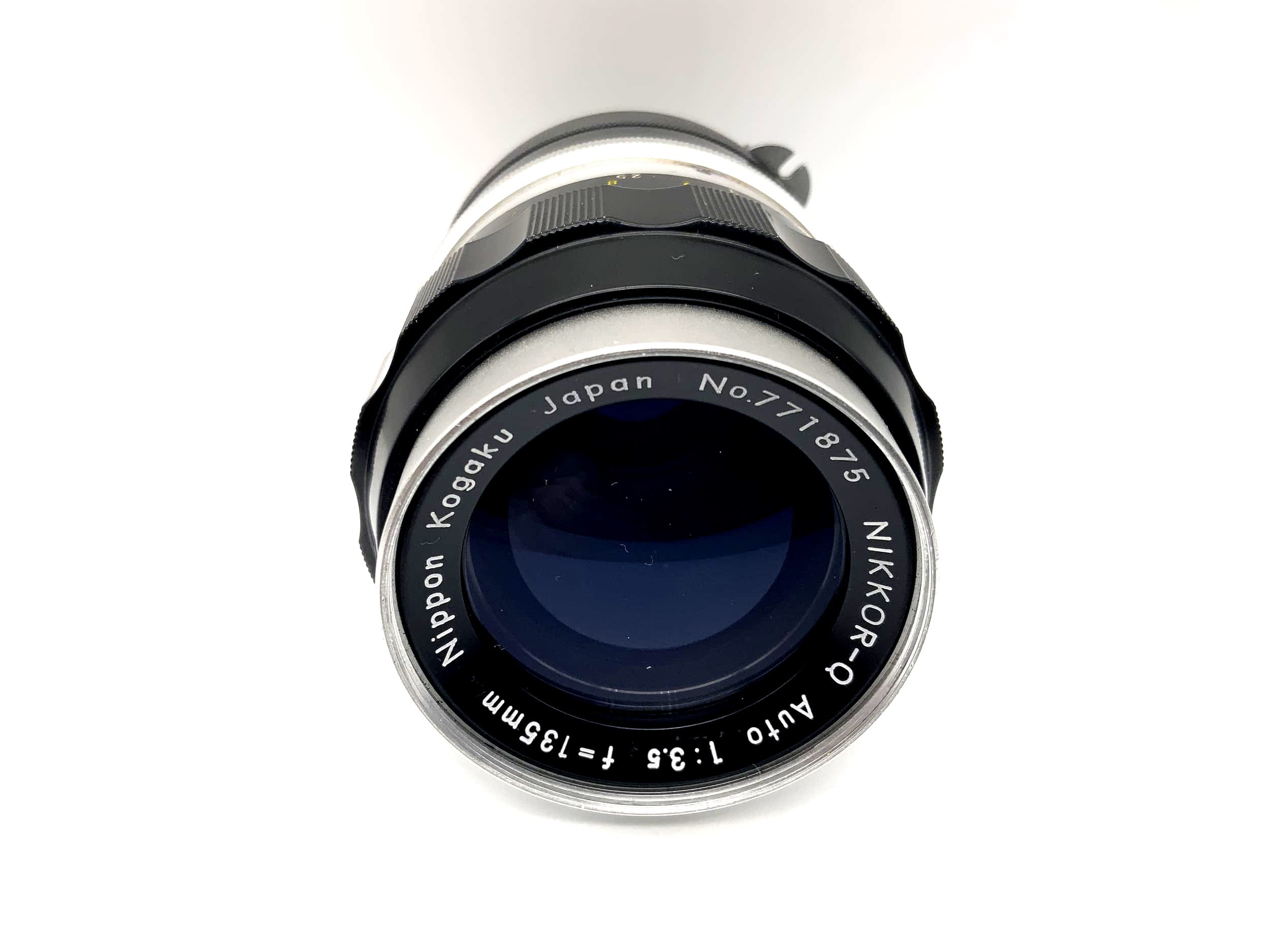 Nippon Kogaku 135mm 1:3.5 Lens Nikkor-Q Car Camera Camera Lens (Nikon F)