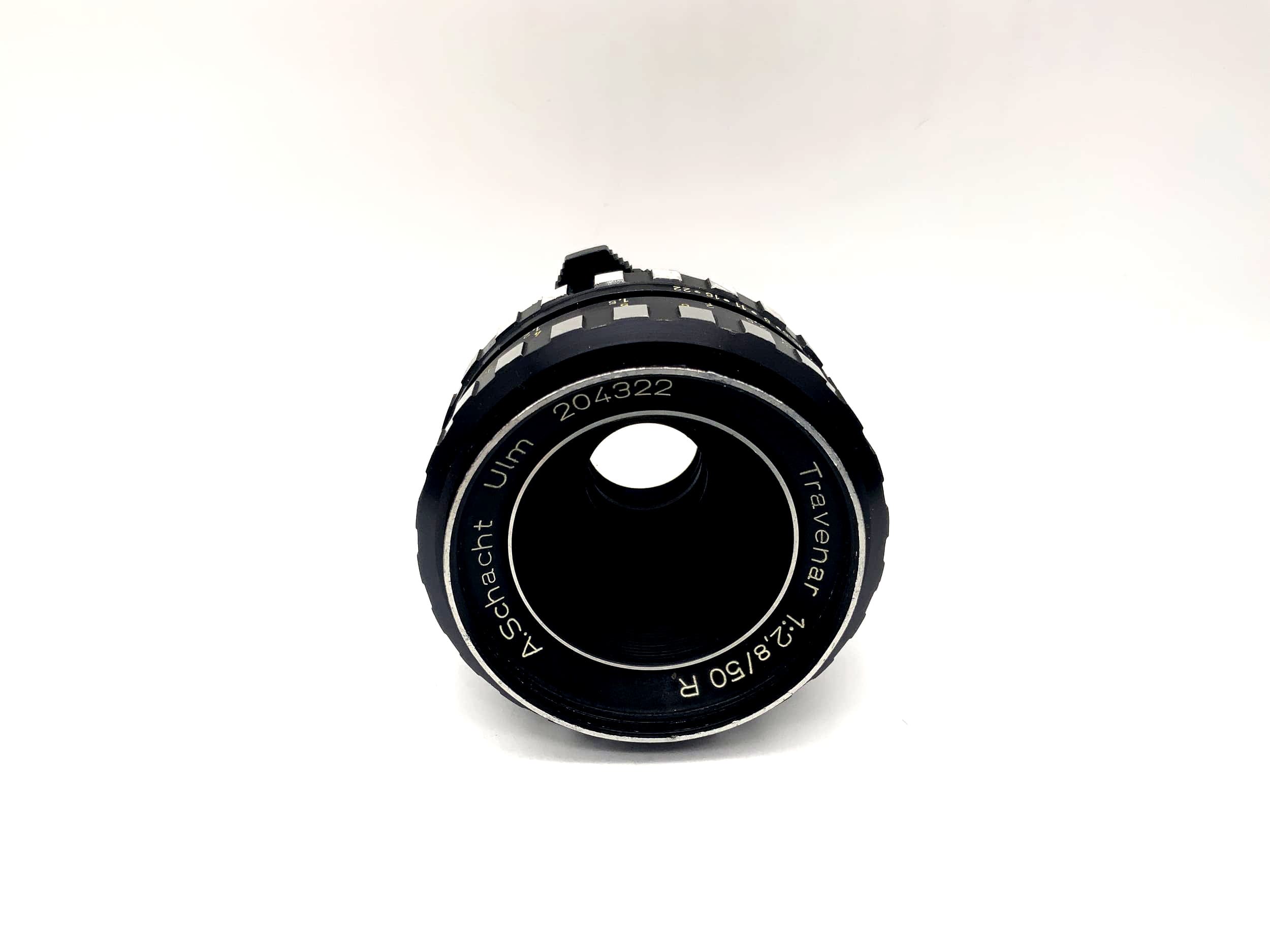 A.Schacht Ulm 50mm 1:2.8 lens Travenar R Zebra Camera Lens (M42)