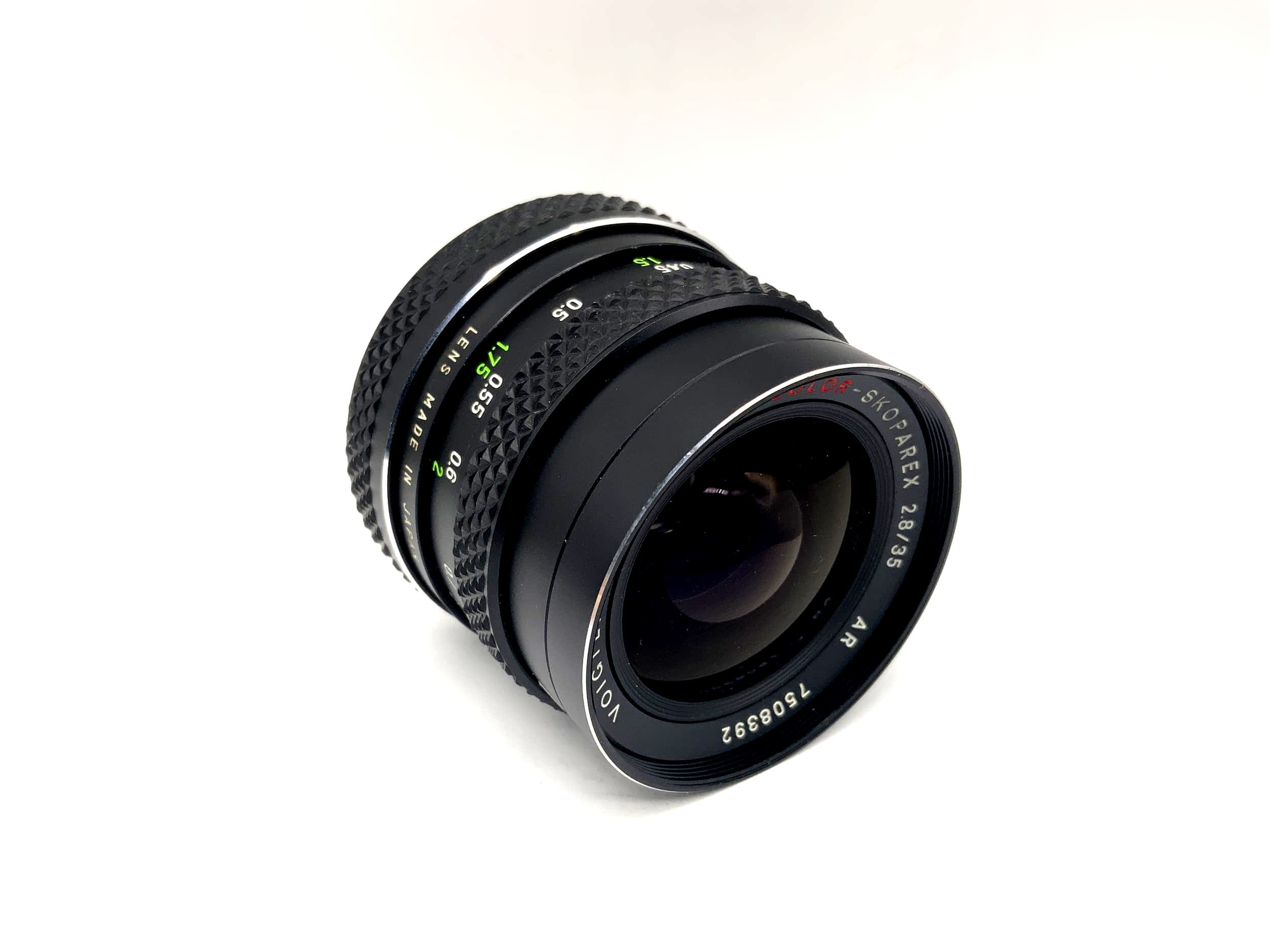 Voigtländer 35mm 1:2.8 lens Color Skoparex AR Camera Lens (Rollei QBM)