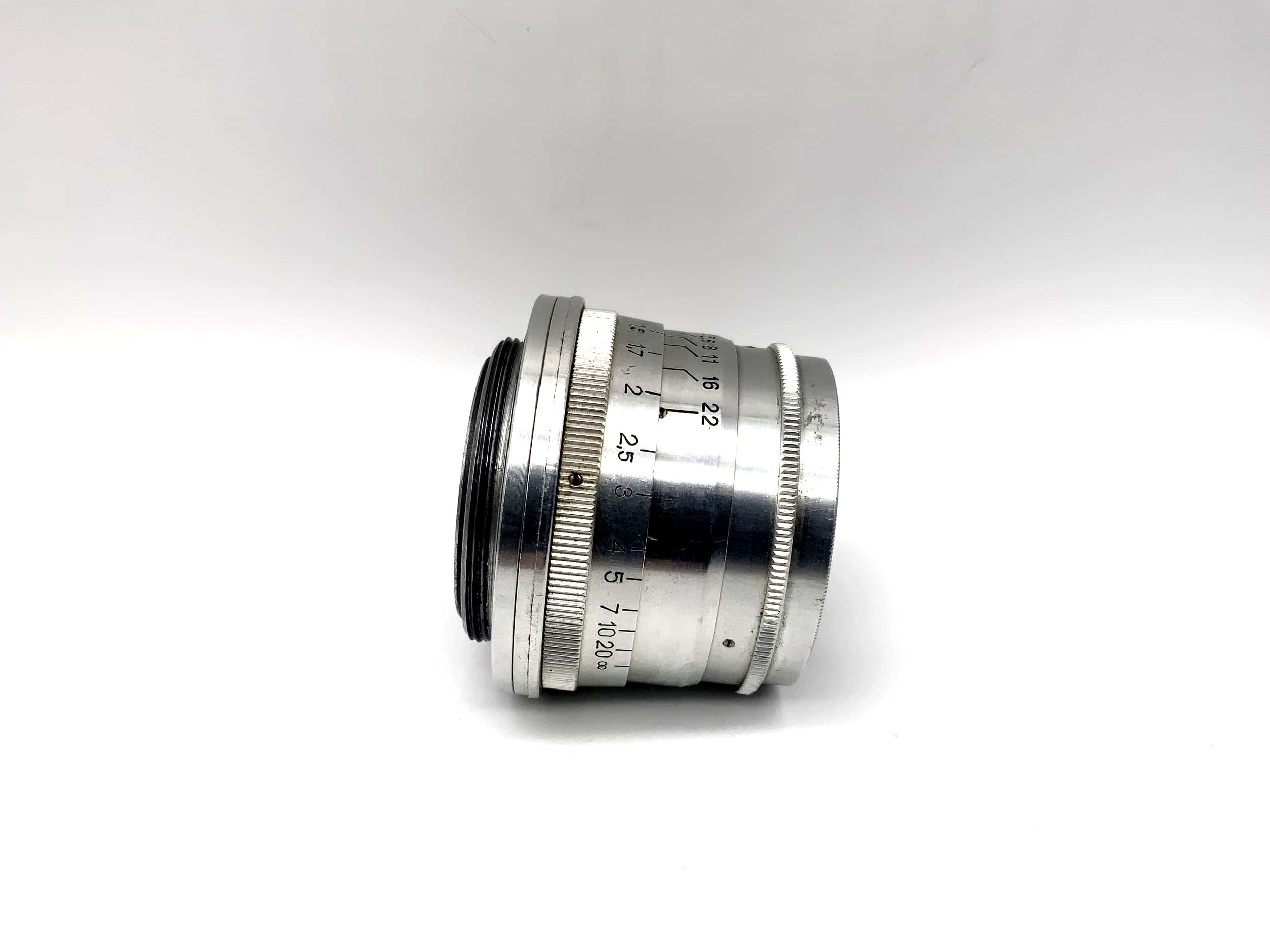 KMZ 5cm 1:2 Lens Jupiter 8 red P 50mm Camera Lens (M39)