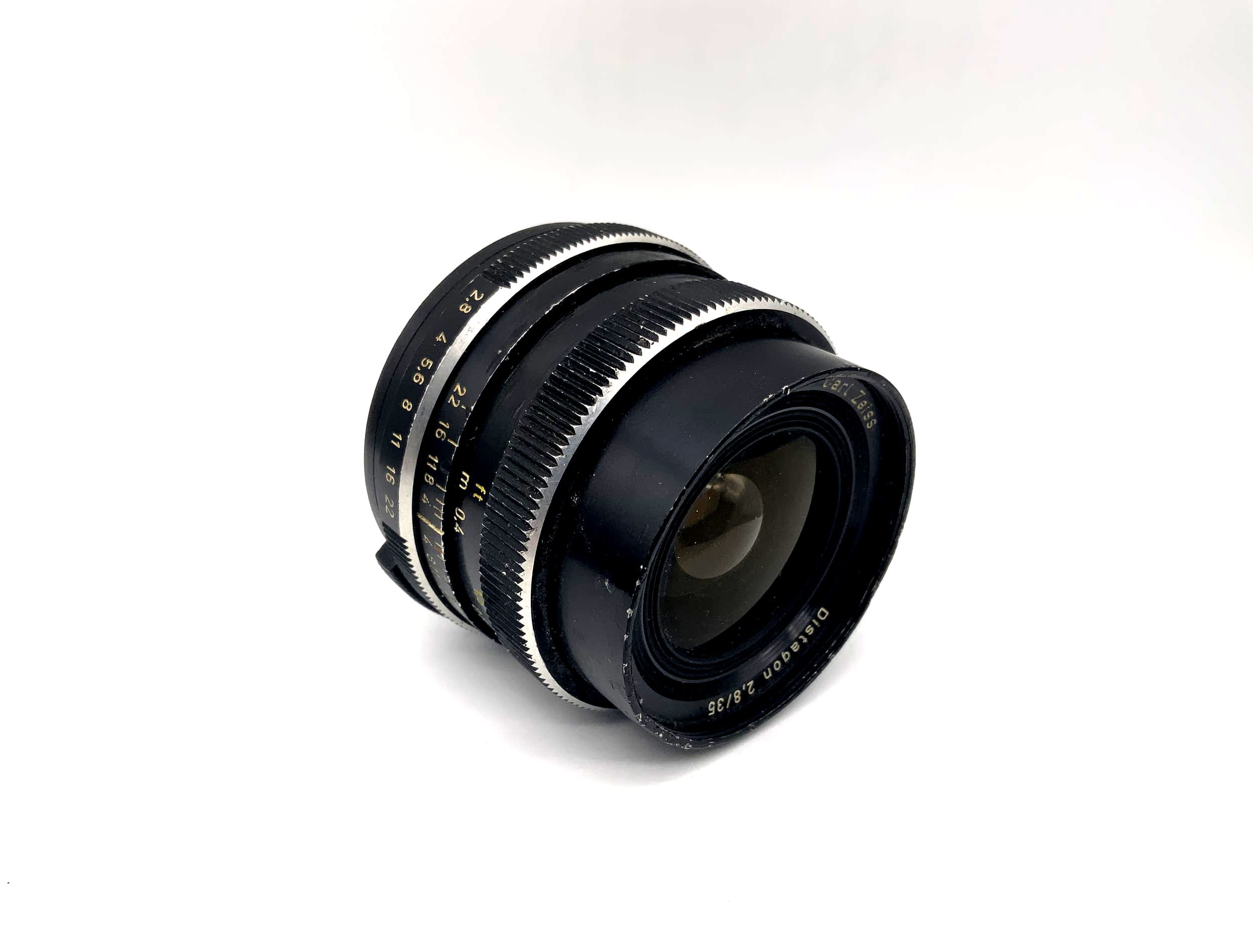 Carl Zeiss 35mm 1:2.8 Distagon Camera Lens (Rollei QBM) Read text