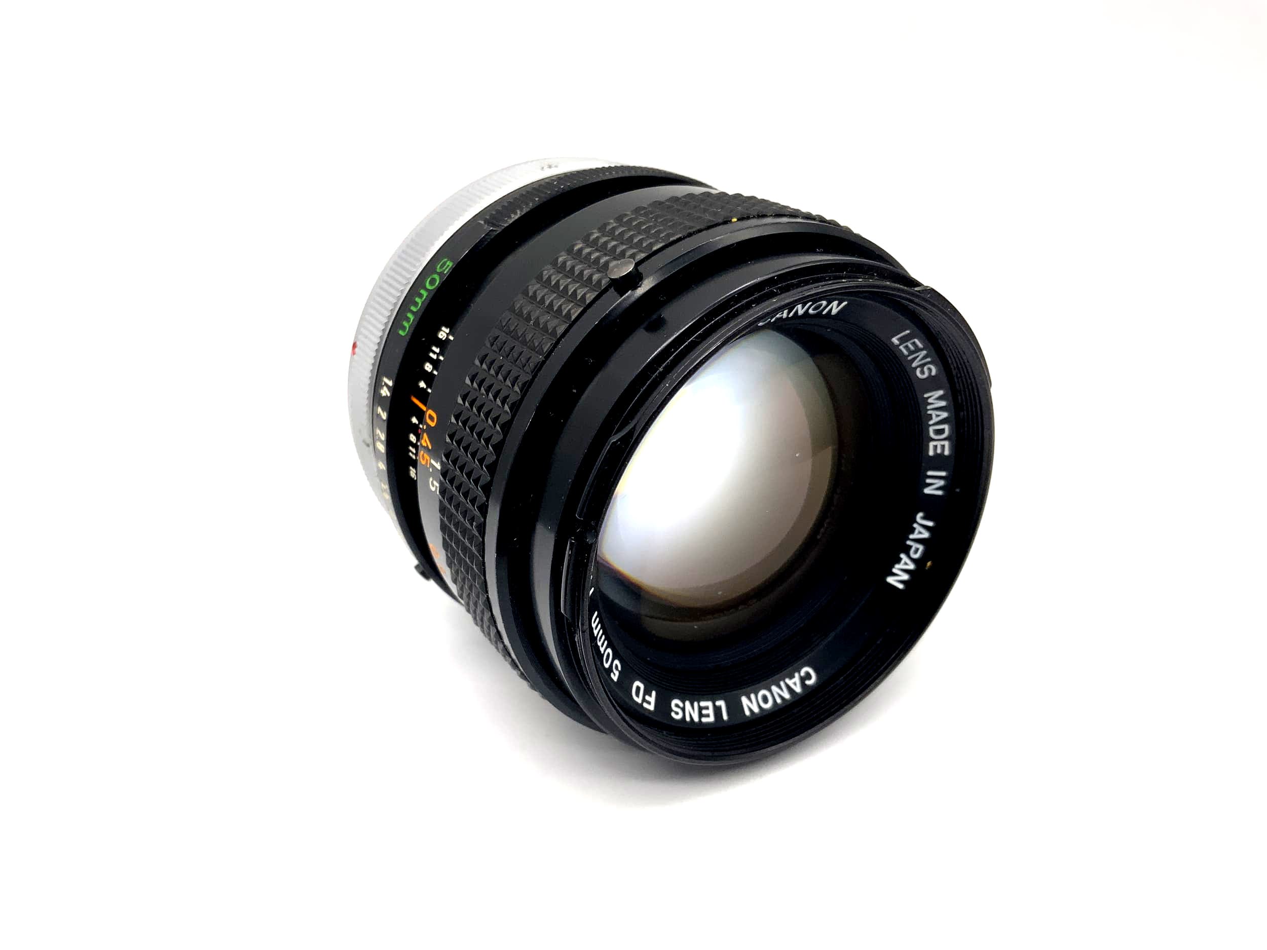 Canon 50mm 1:1.4 Lens FD SSC Camera Lens (Canon FD) Read text