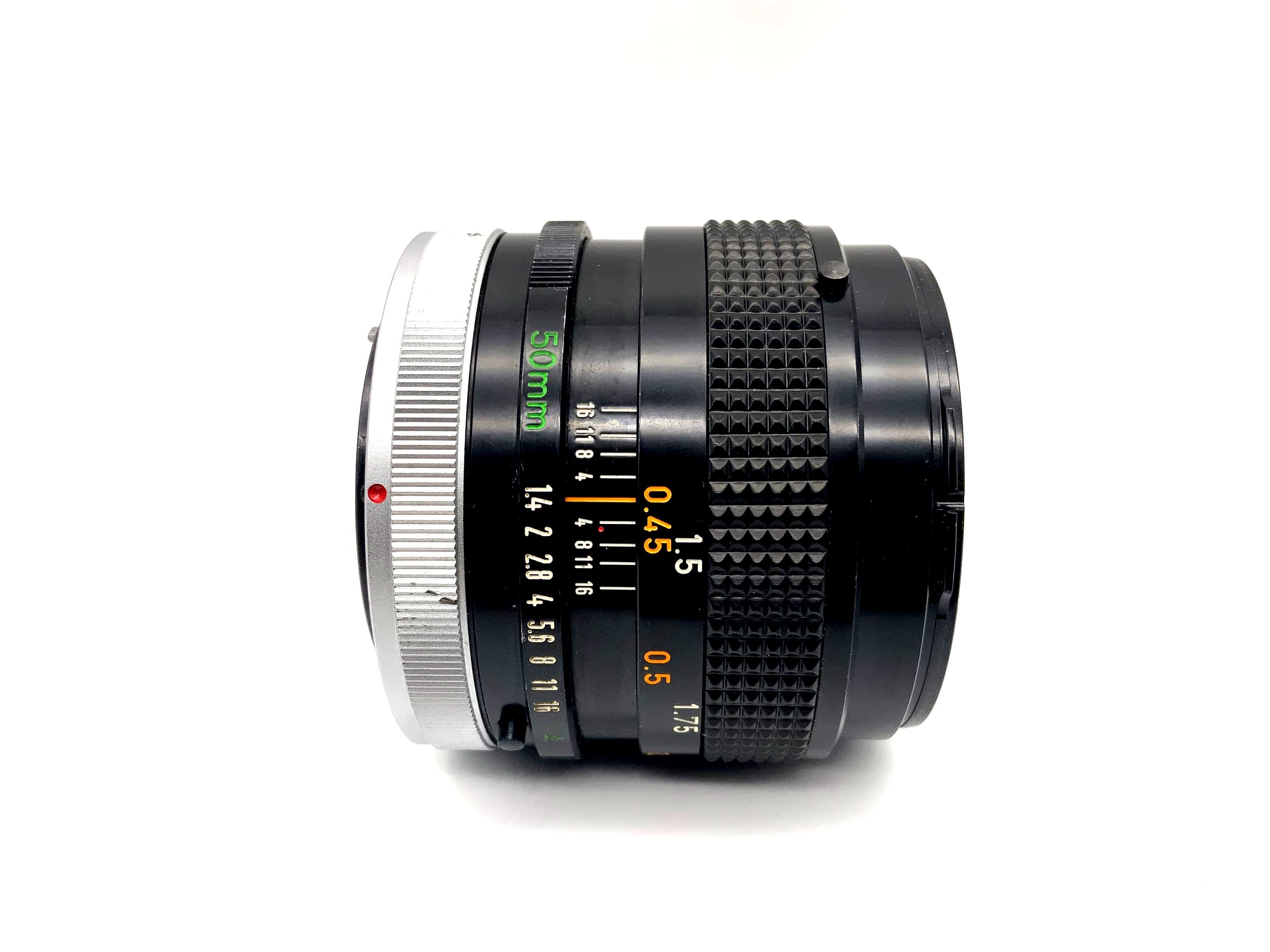 Canon 50mm 1:1.4 Lens FD SSC Camera Lens (Canon FD) Read text