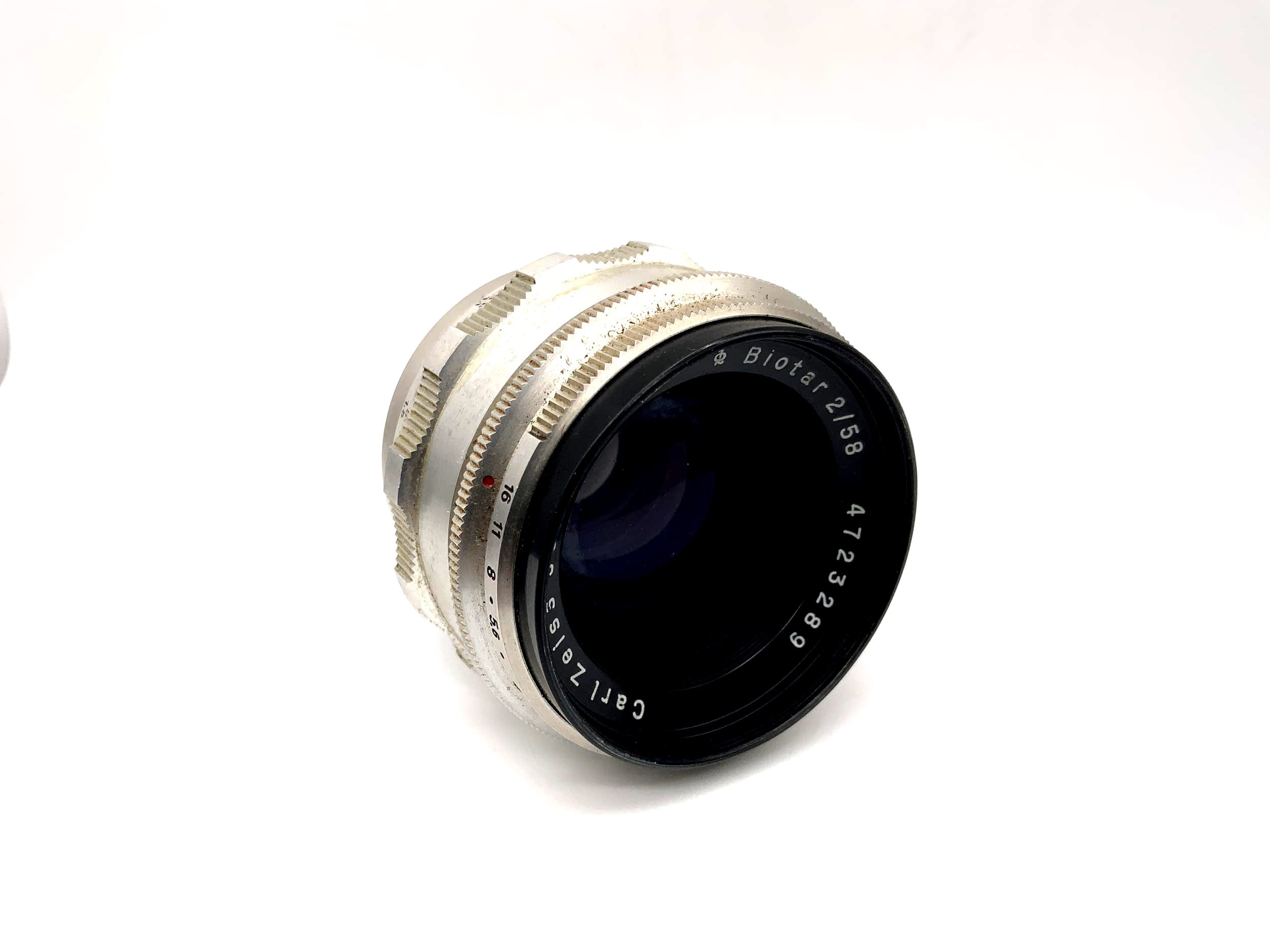 Carl Zeiss 58mm 1:2 lens Biotar 10 Blades Camera Lens (M42) !Nebel!