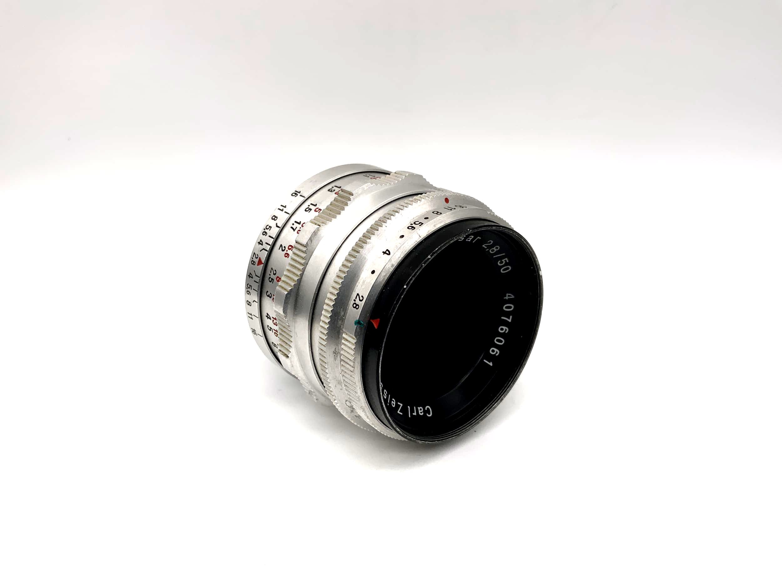 Carl Zeiss 50mm 1:2.8 lens Tessar 12 Blades camera lens (M42) !Nebel!