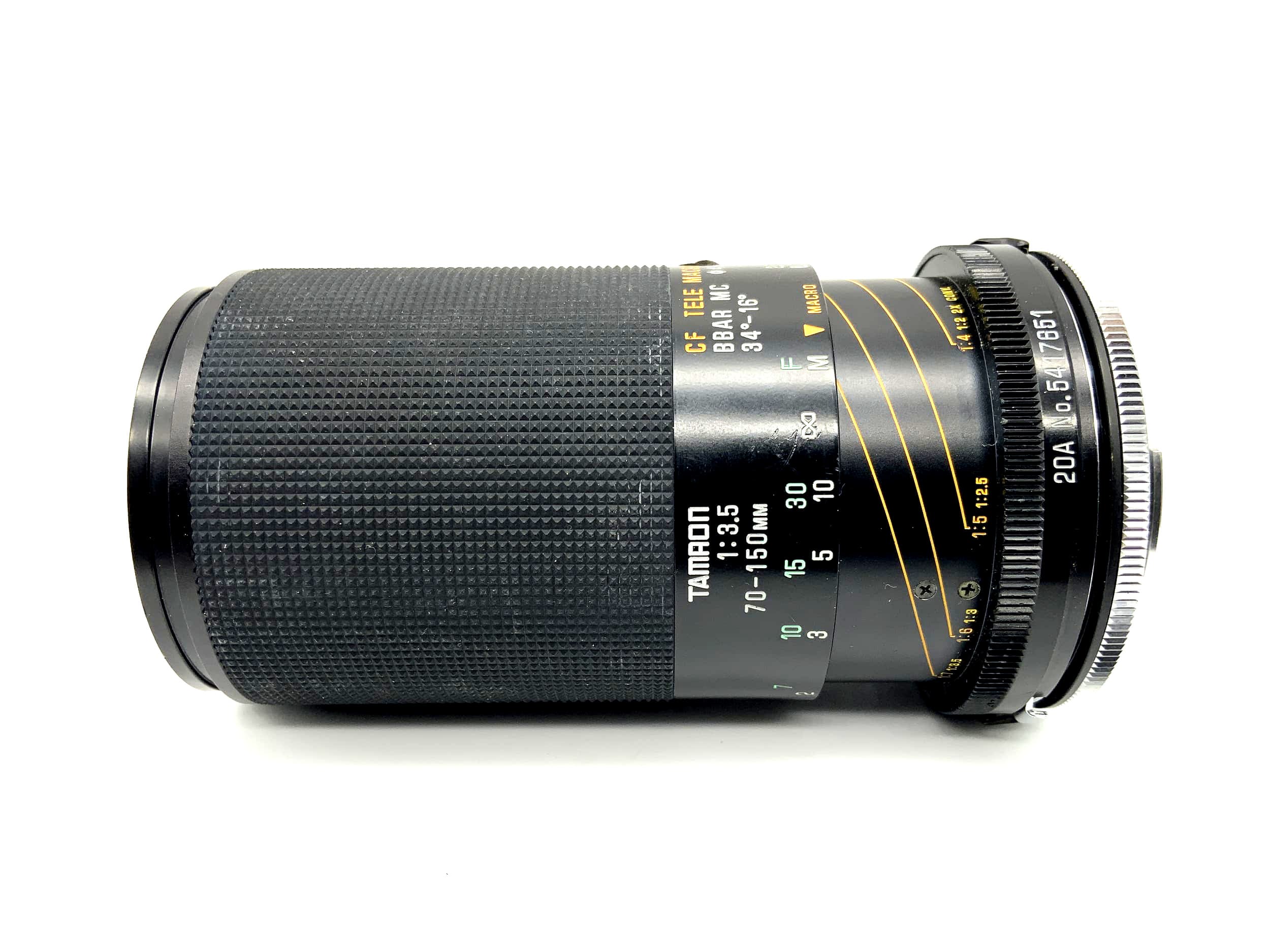 Tamron 70-150mm 1:3.5 Lens Adaptall 2 CF Tele Macro BBAR MC Lens (Pentax K)