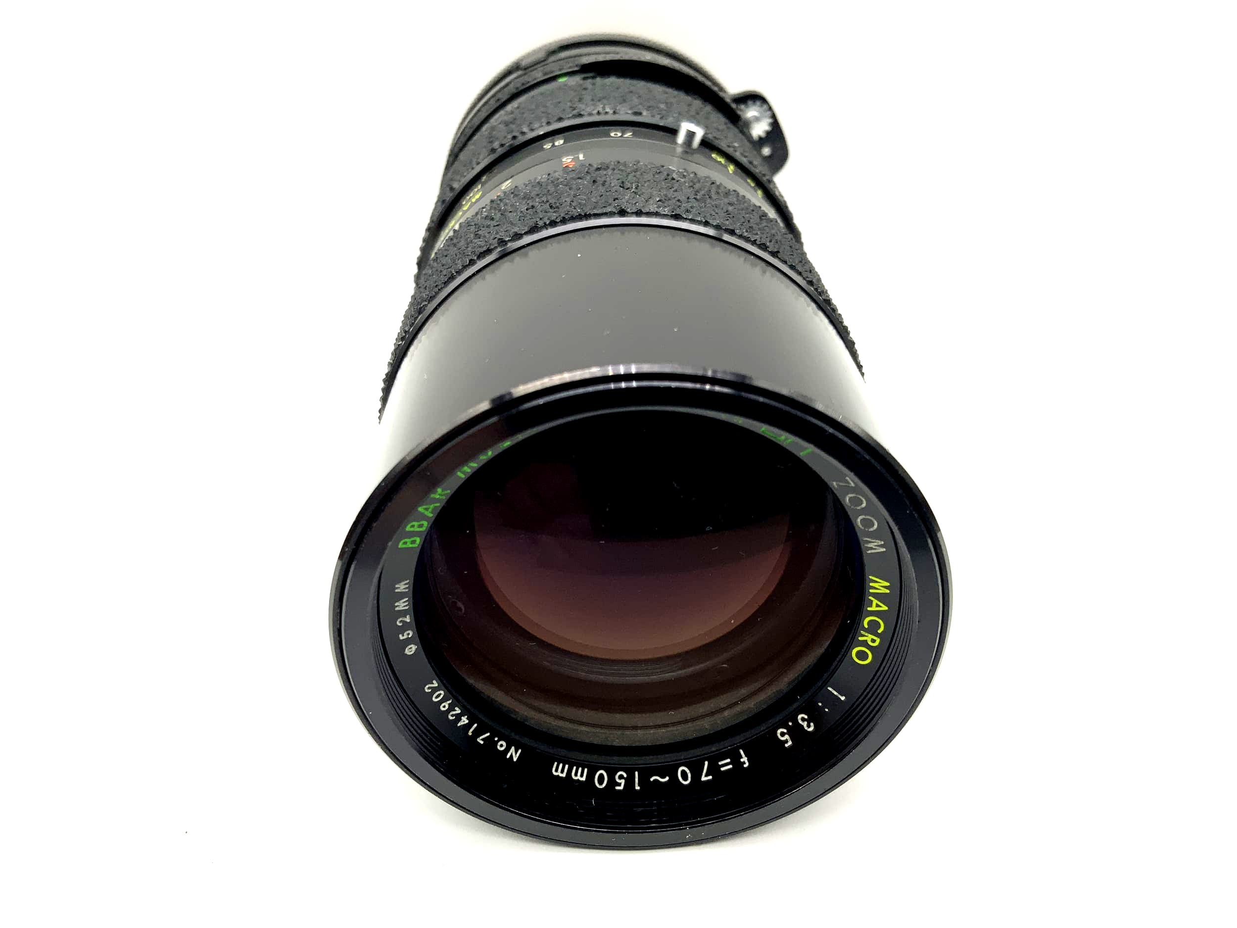Tamron 70-150mm 1:3.5 Lens Adaptall BBAR MC Zoom Macro Lens (Canon FD)
