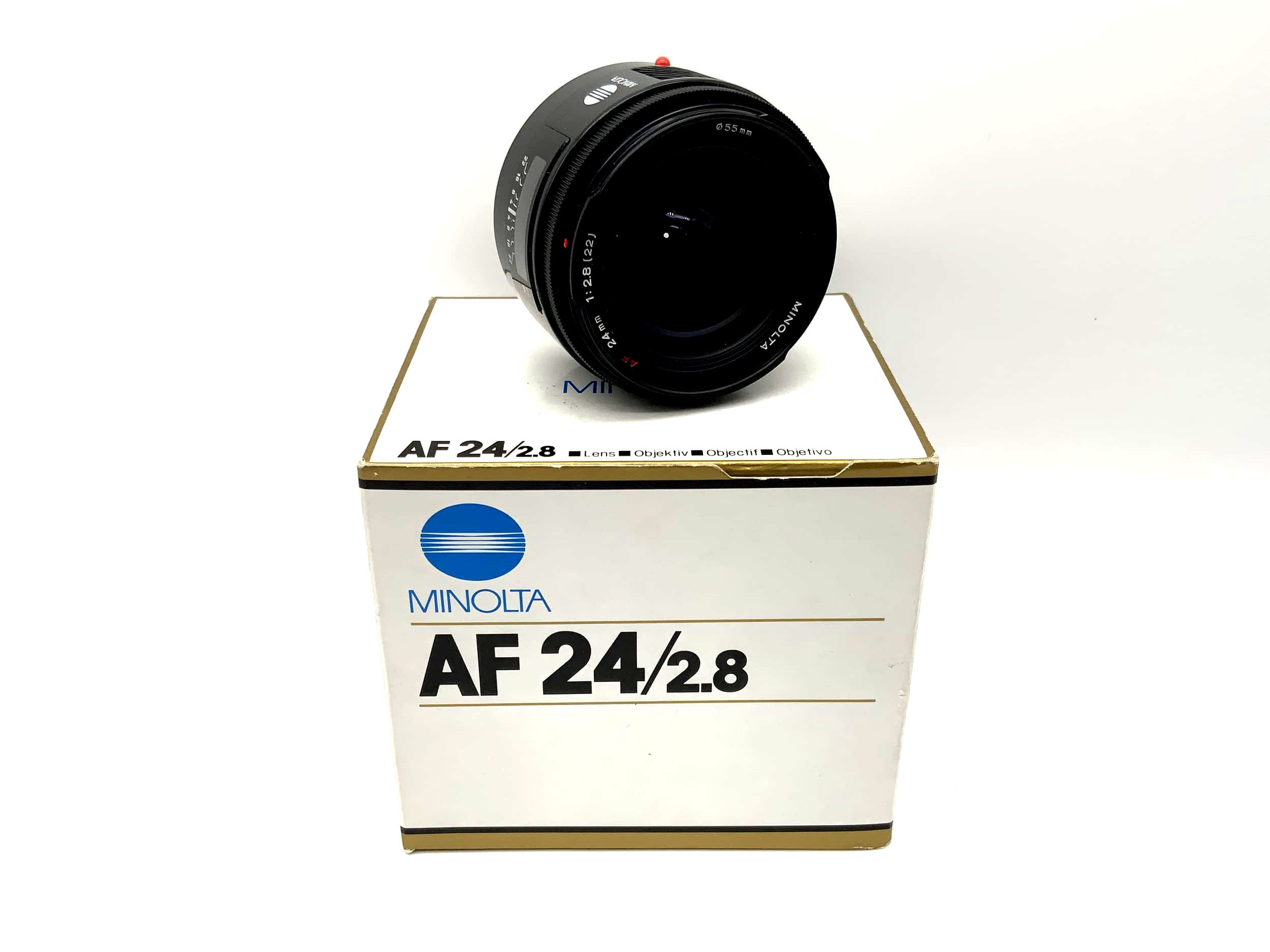 Minolta 24mm 1:2.8 Lens AF Lens with OVP Camera Lens (Minolta AF/Sony A)