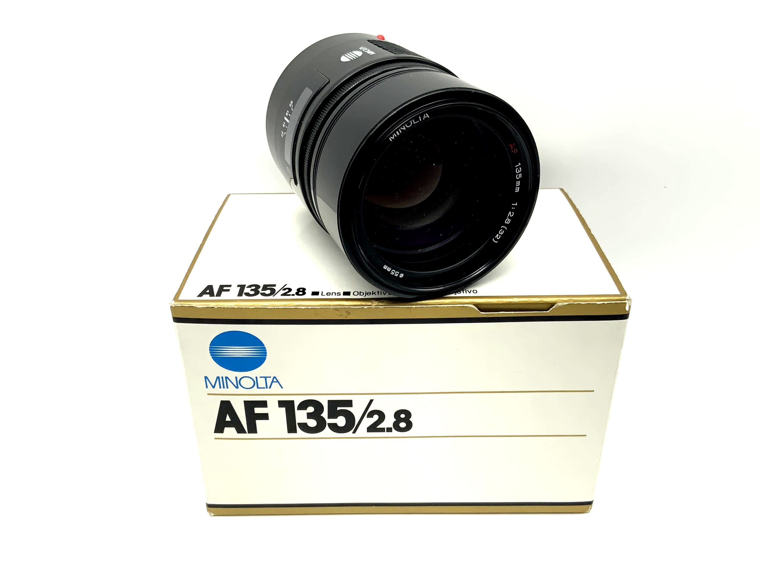 Minolta 135mm 1:2.8 Lens AF Lens with OVP Camera Lens (Minolta AF/Sony A)